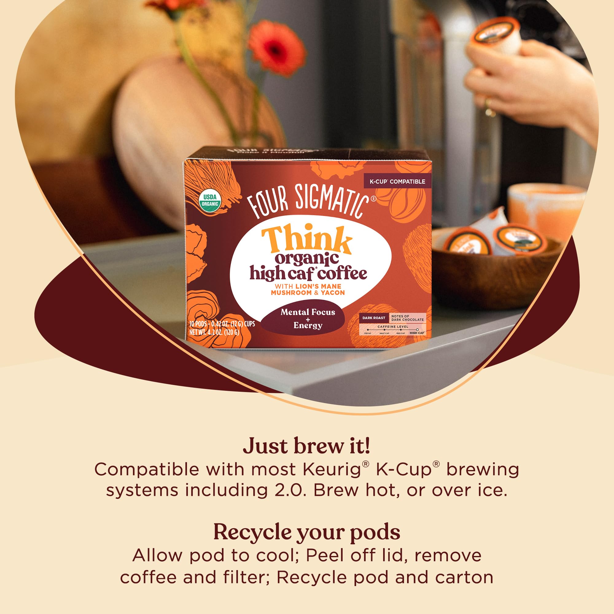 Four Sigmatic Mushroom Coffee K-Cups