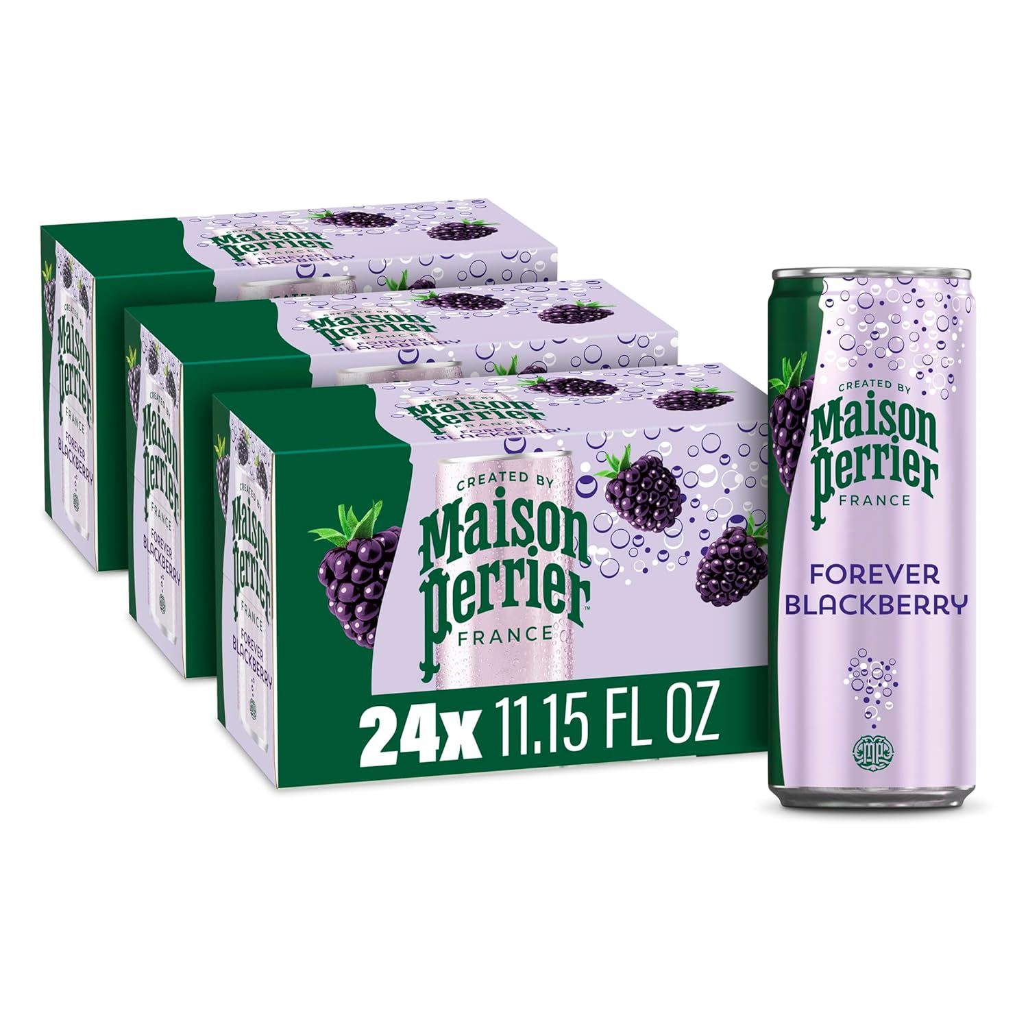 Maison Perrier Ultimate Sparkling Water, 11.15 Fl Oz Cans, 8 Count, 3 Pack