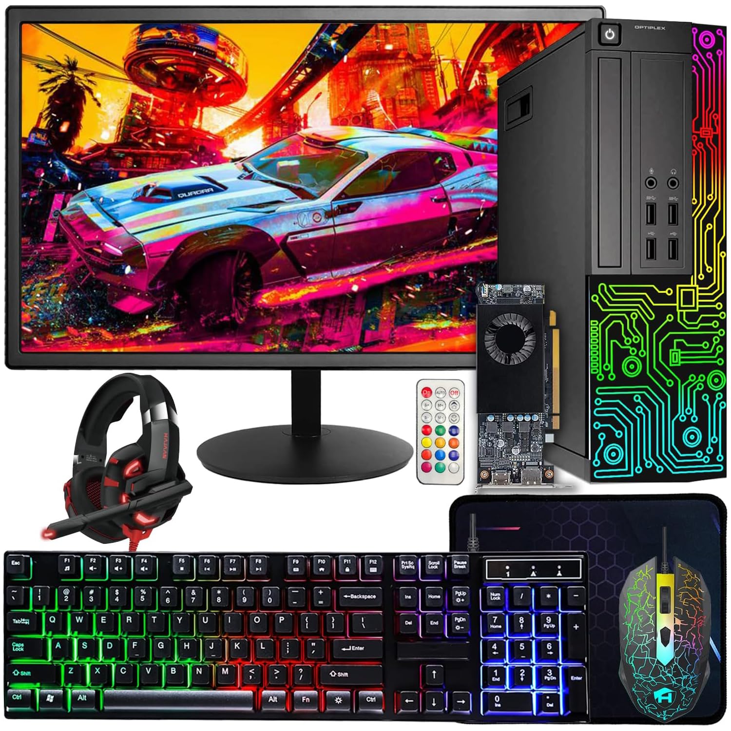 Dell Optiplex 7050 SFF Desktop PC Intel i7-7700 4-Cores 3.60GHz 32GB DDR4 1TB SSD WiFi BT HDMI Duel Monitor Support Windows 11 Pro Excellent Condition(Renewed)