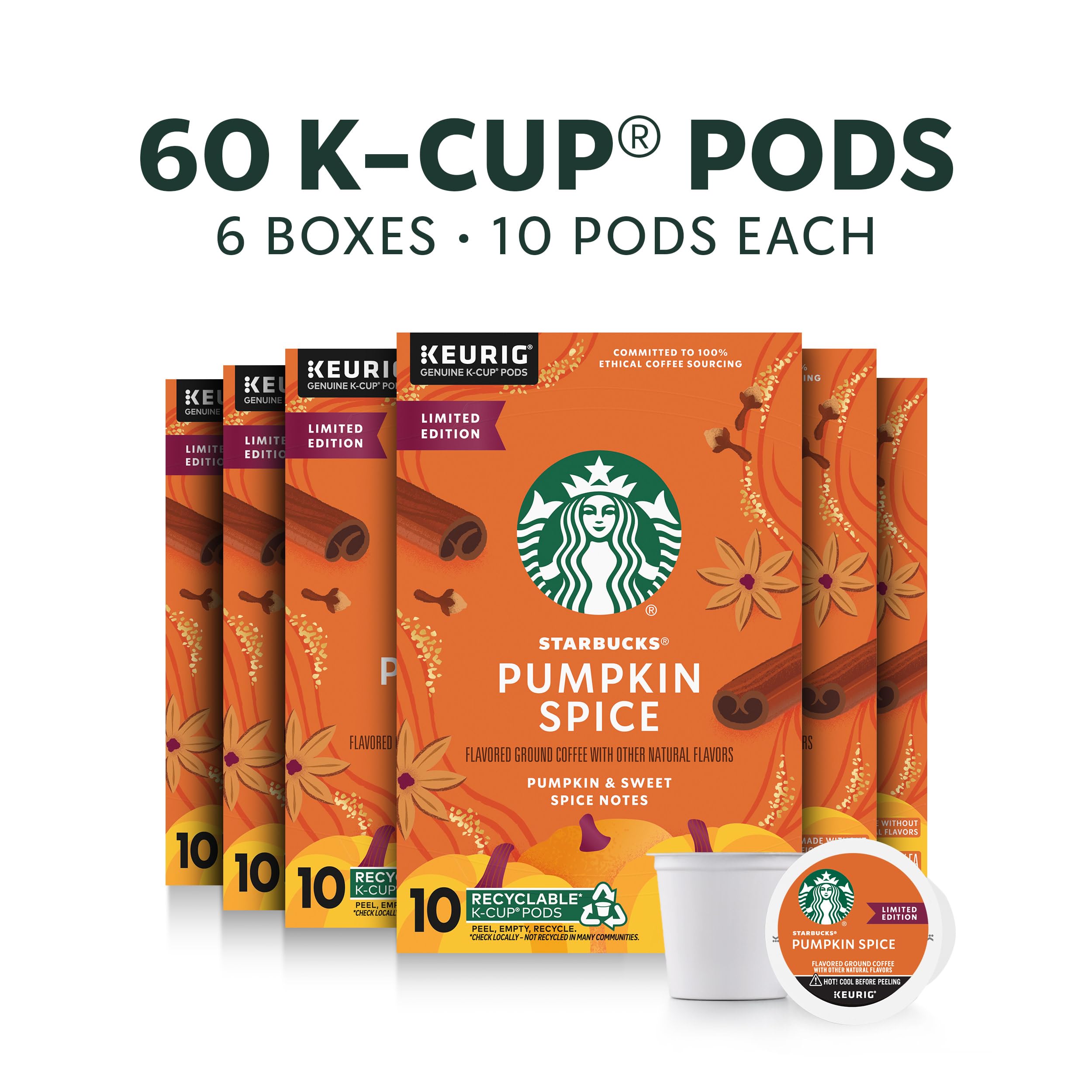Starbucks K-Cup Coffee Pods, Starbucks Blonde Roast Hot or Iced Coffee, Veranda Blend, 96 Keurig Pods
