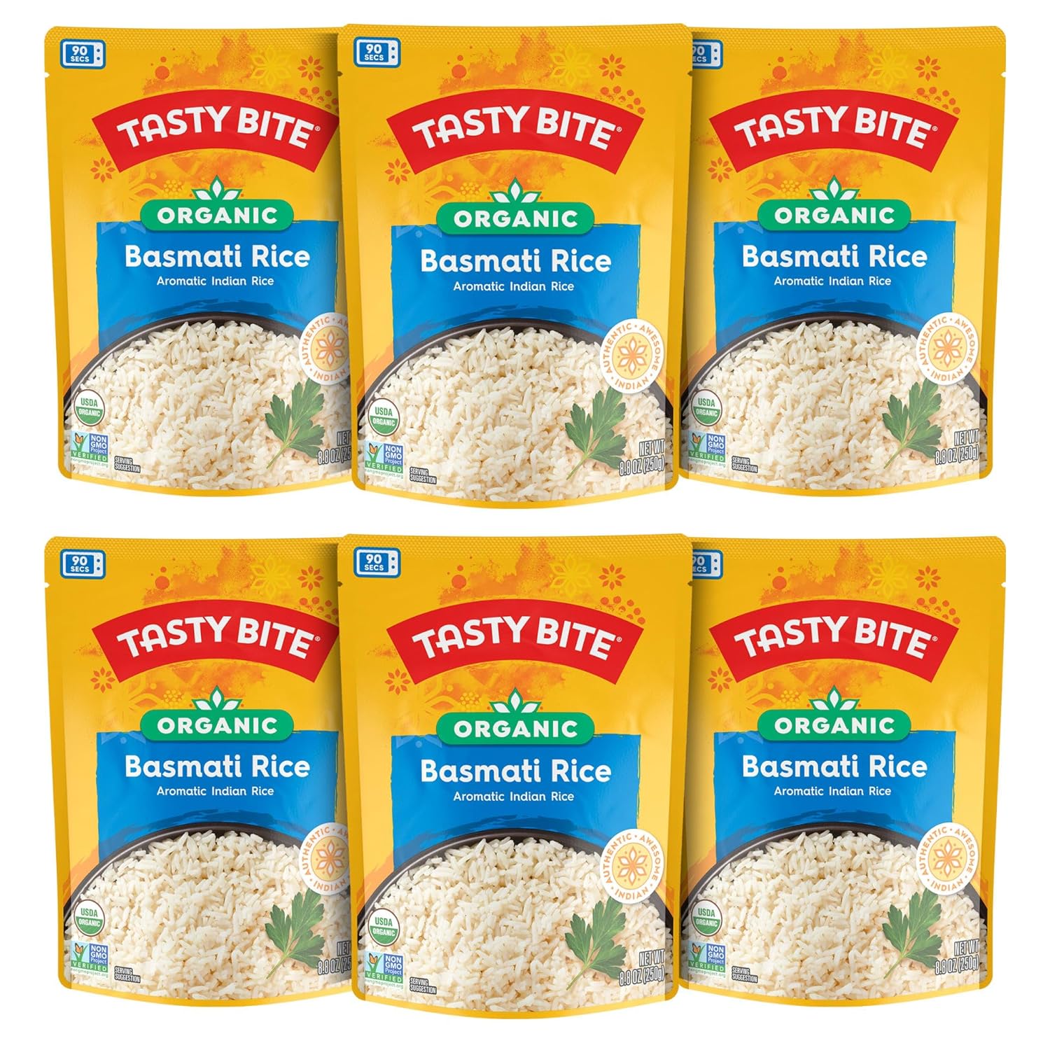 Tasty Bite Organic Brown Rice, 8.8 Ounce (Pack of 12)