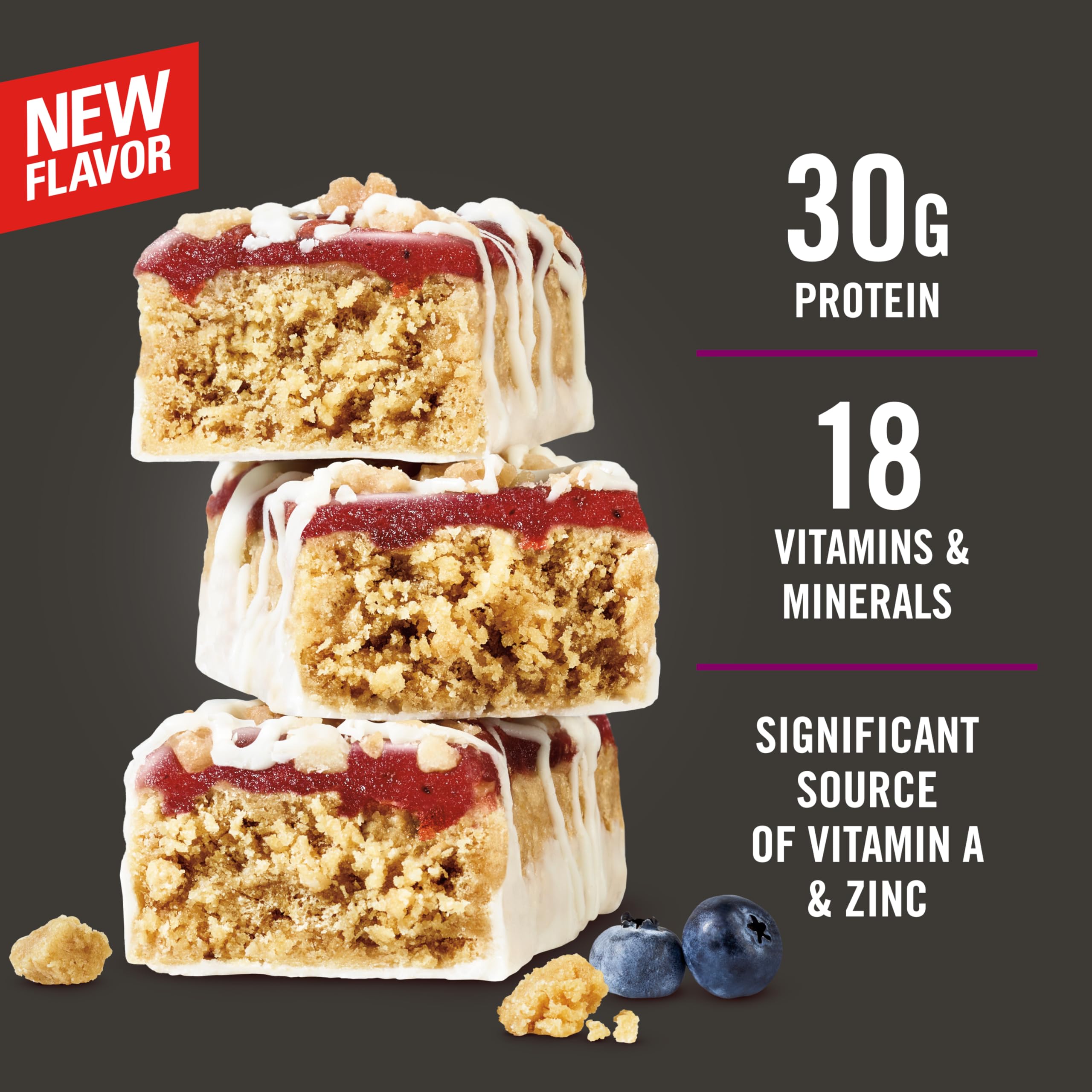 MET-Rx Big 100 Protein Bar, Meal Replacement Bar, 32G Protein, Super Cookie Crunch, 9 Bars (Pack of 1)