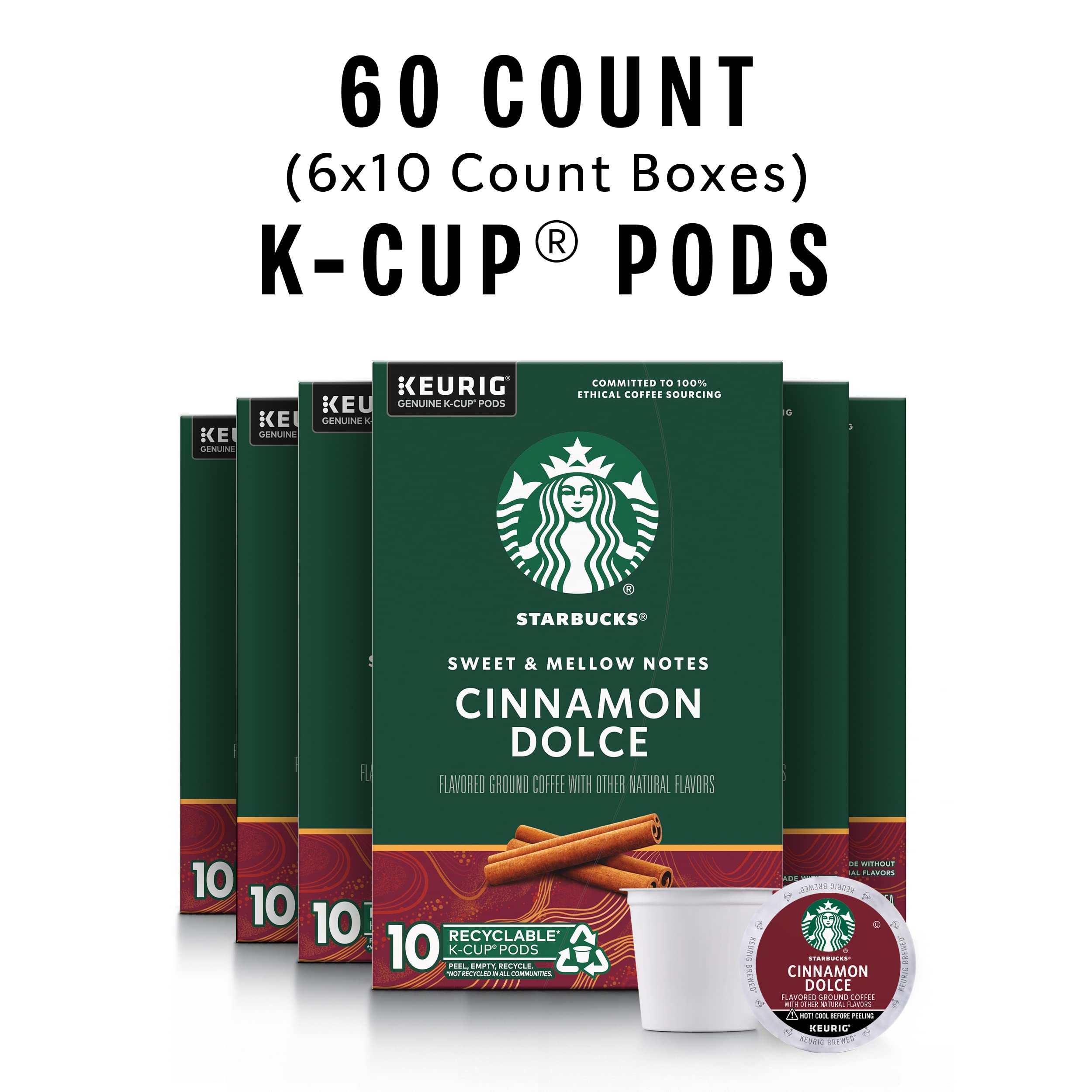 Starbucks K-Cup Coffee Pods, Starbucks Blonde Roast Hot or Iced Coffee, Veranda Blend, 96 Keurig Pods