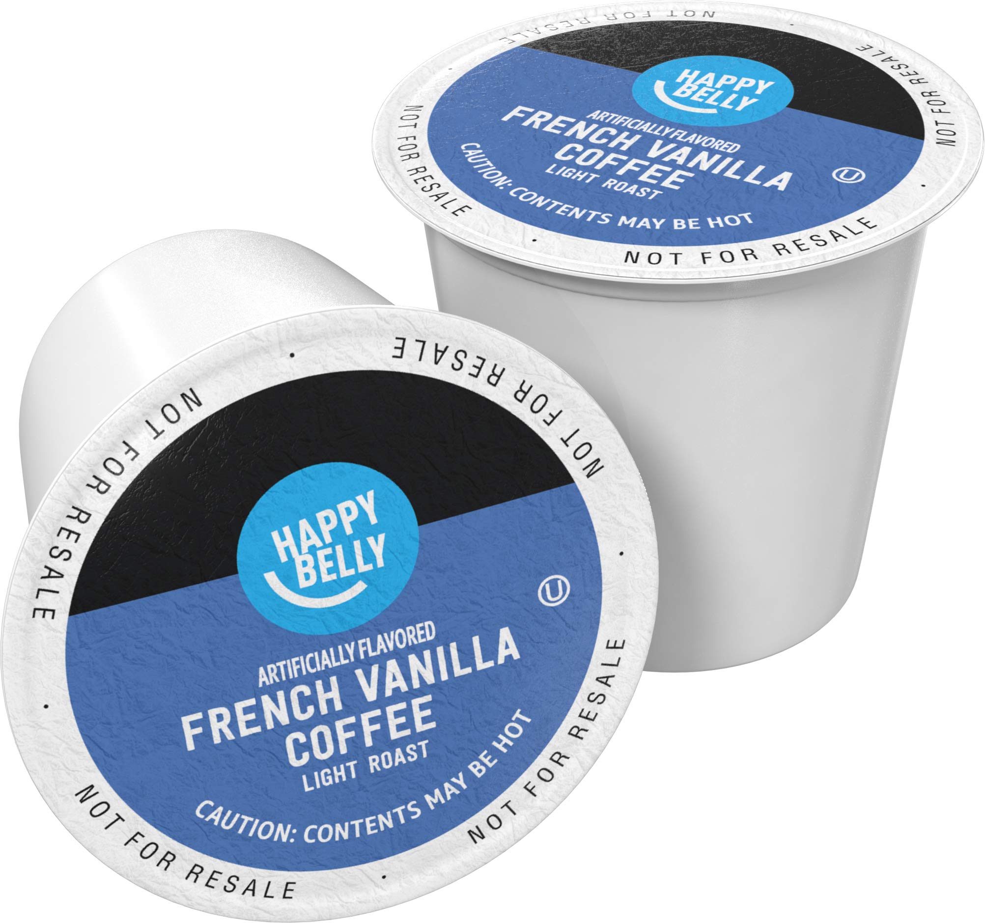 Amazon Brand - Happy Belly Dark Roast Coffee Pods, Compatible with Keurig 2.0 K-Cup Brewers, 100 Count