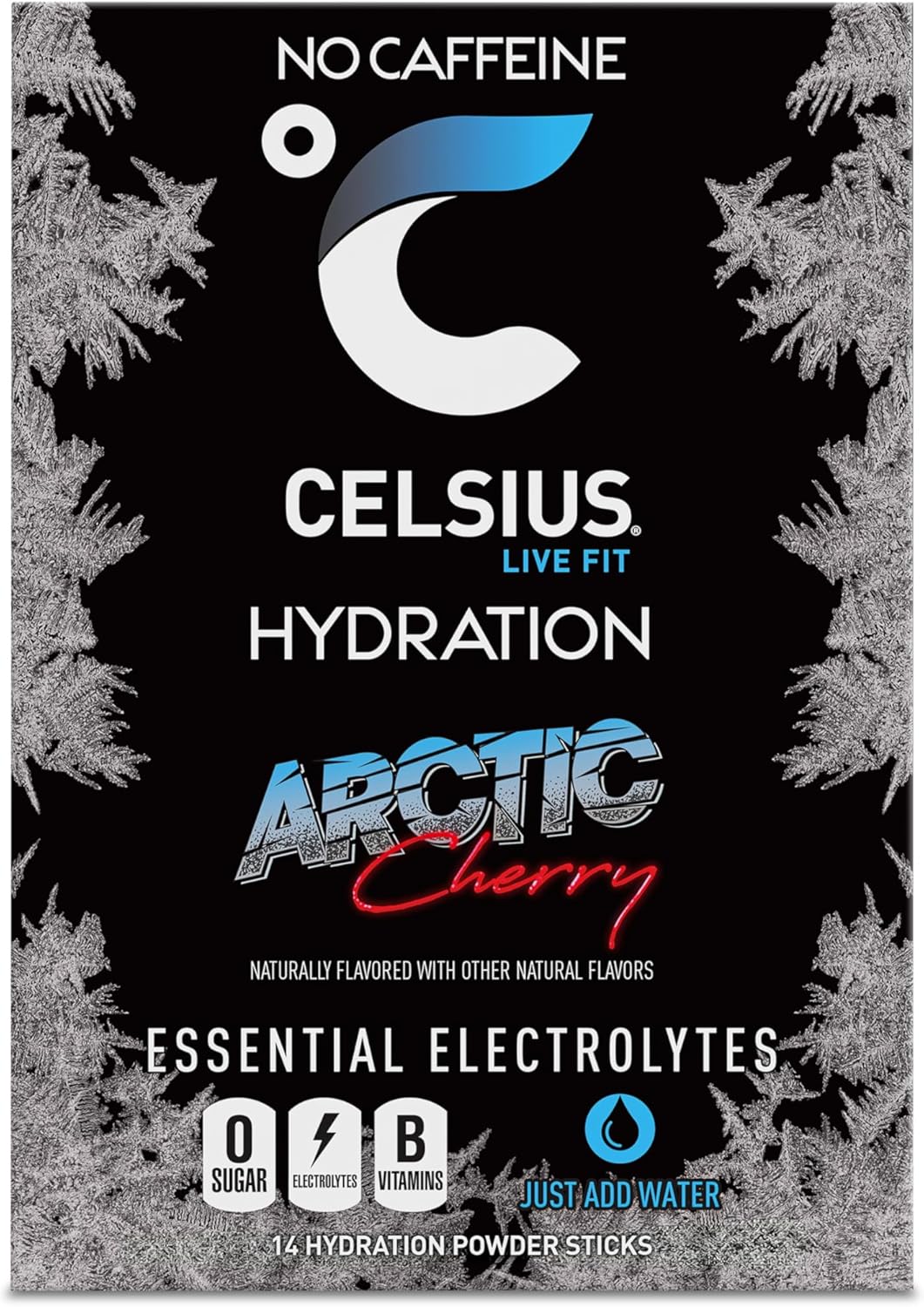 CELSIUS HYDRATION™ Arctic Cherry, Sugar Free Electrolyte Hydration Drink Mix (Pack of 14)