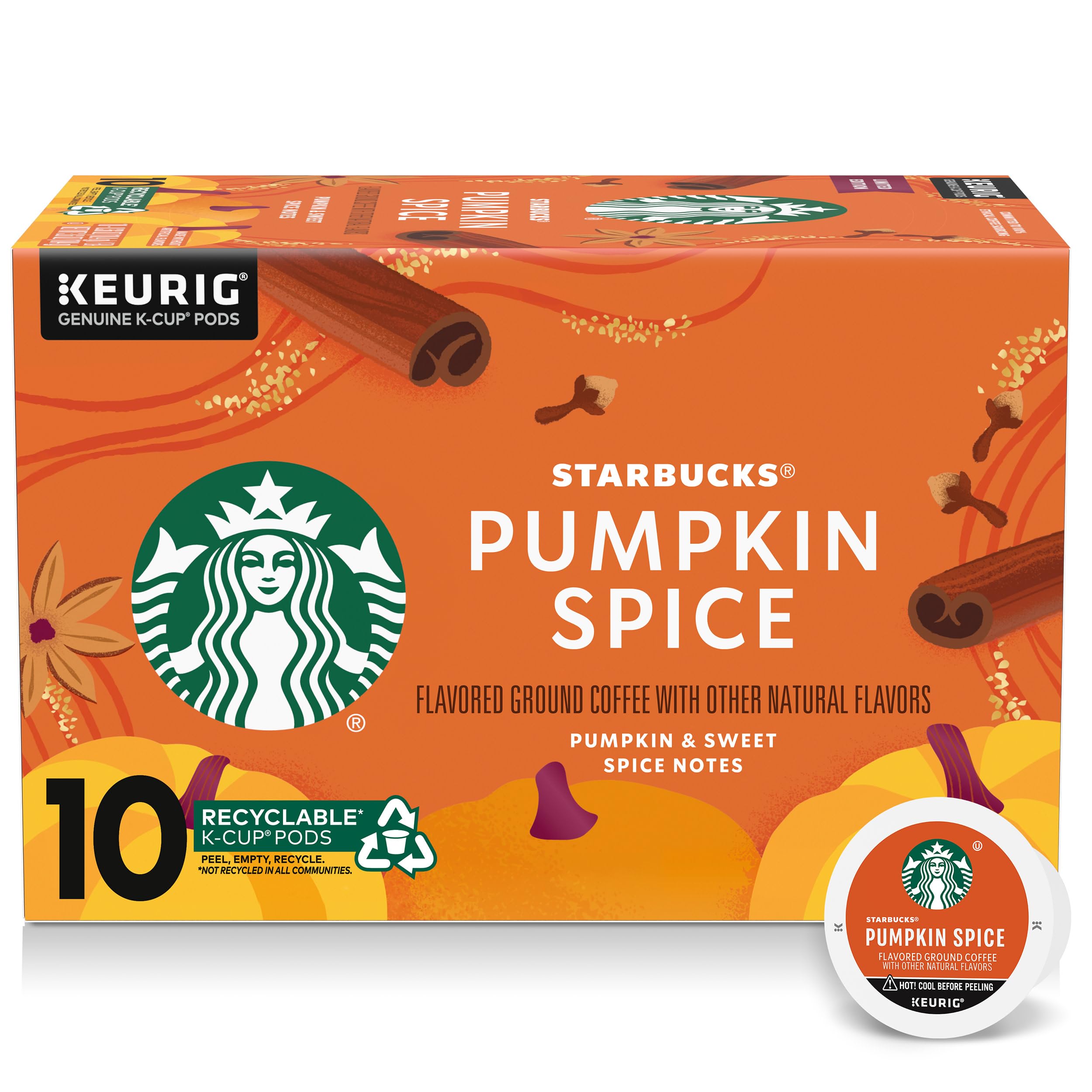 Starbucks K-Cup Coffee Pods, Starbucks Blonde Roast Hot or Iced Coffee, Veranda Blend, 96 Keurig Pods