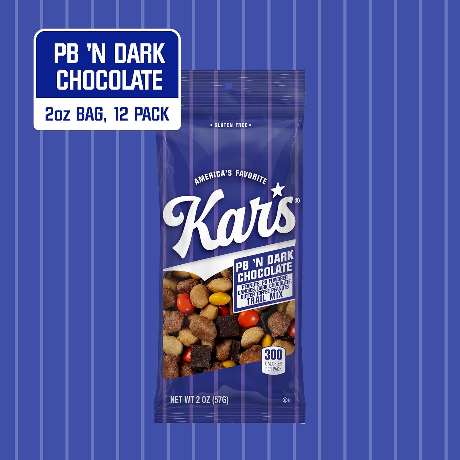 Kar’s Nuts Sweet ‘N Salty Trail Mix, 2 oz Pouch (Pack of 72), Gluten-Free Trail Mix Snack