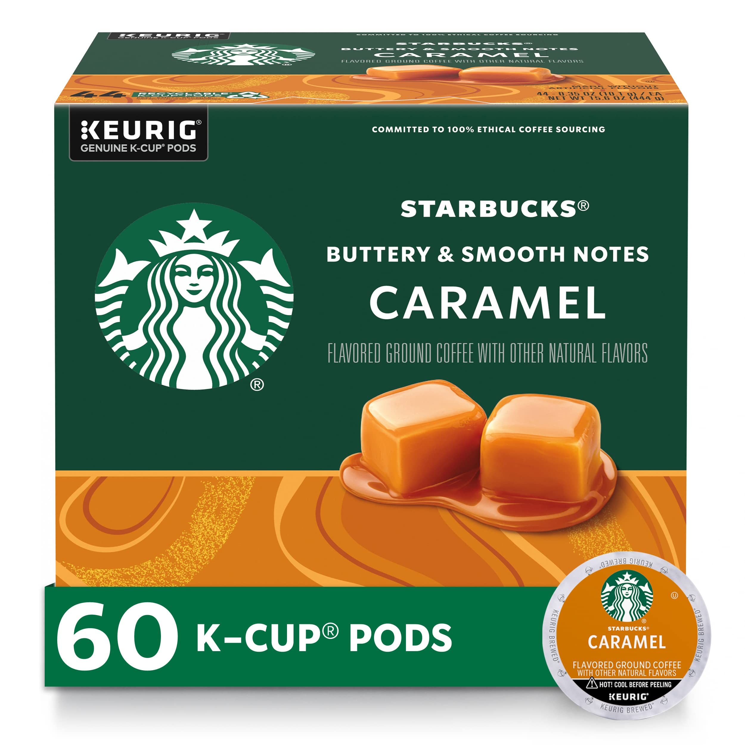 Starbucks K-Cup Coffee Pods, Medium Roast Hot or Iced Coffee, Pike Place Roast, 96 Keurig Pods