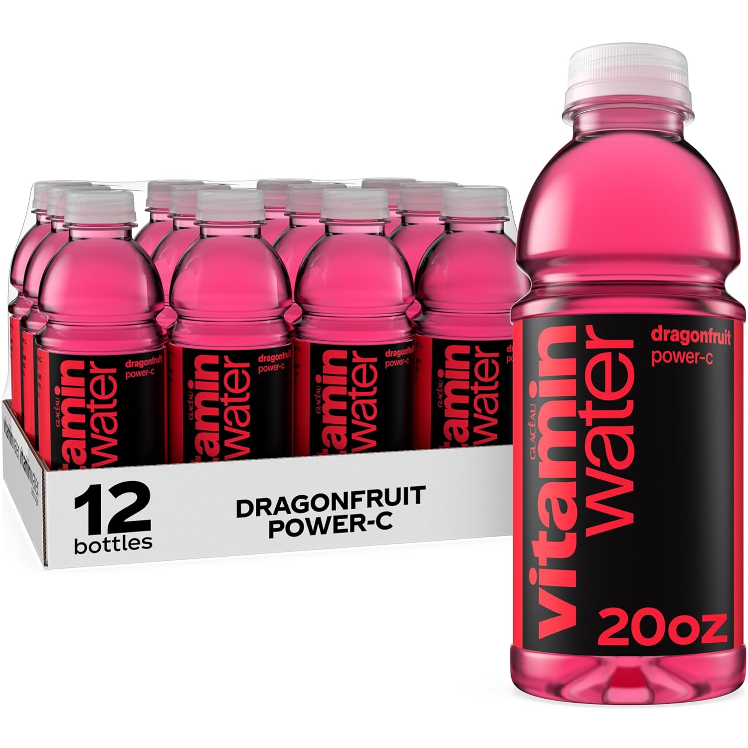 vitaminwater XXX Açai Blueberry Pomegranate Nutrient Enhanced Flavored Water Beverage, 20 fl oz Bottles, 12 Pack