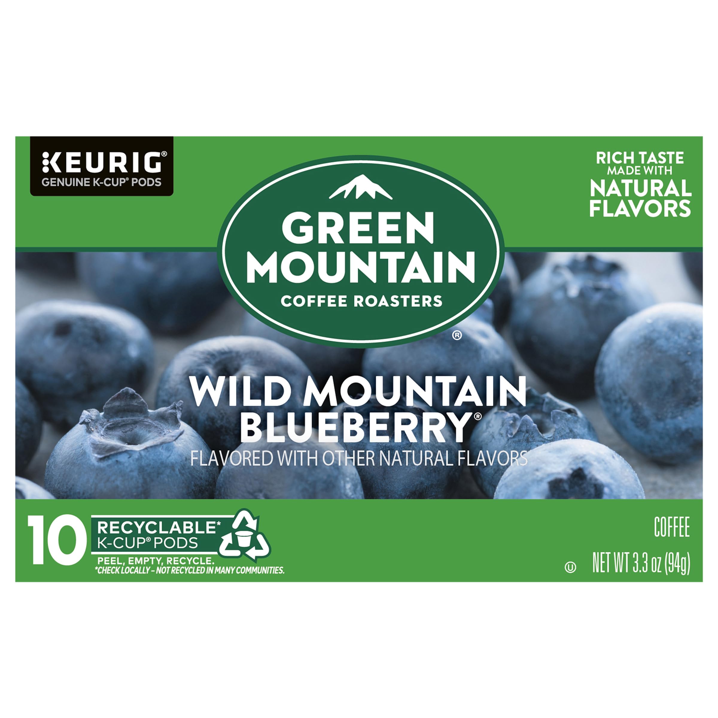 Green Mountain Coffee Roasters Caramel Vanilla Cream Keurig Single-Serve K-Cup pods, Light Roast Coffee, 72 Count