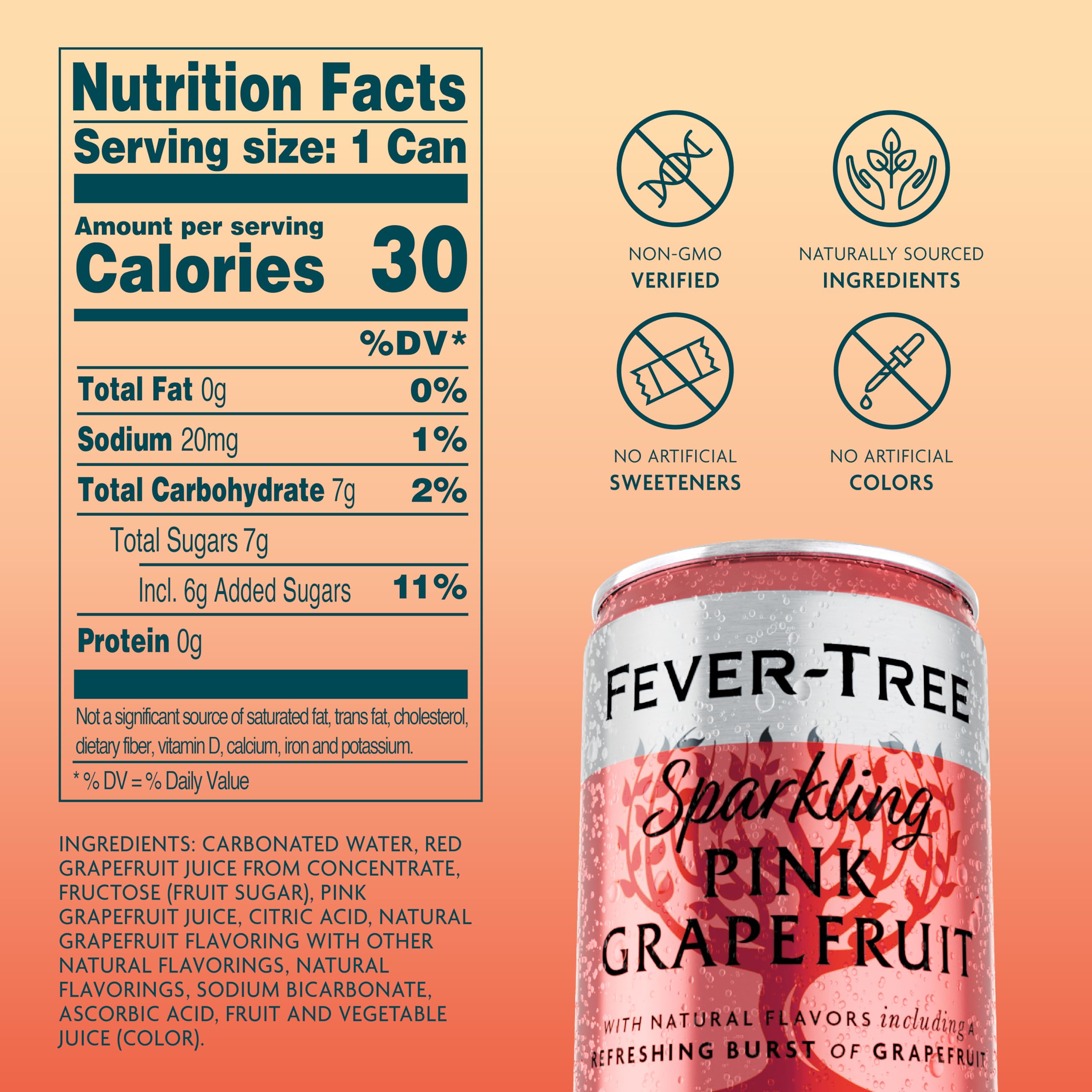 Fever Tree Club Soda Club Soda - Premium Quality Delicate with perfect carbonation - Refreshing Beverage for Cocktails & Mocktails. Naturally Sourced Ingredients, No Artificial Sweeteners or Colors - 5.07 Fl Oz (Pack of 24)(Packaging May Vary)