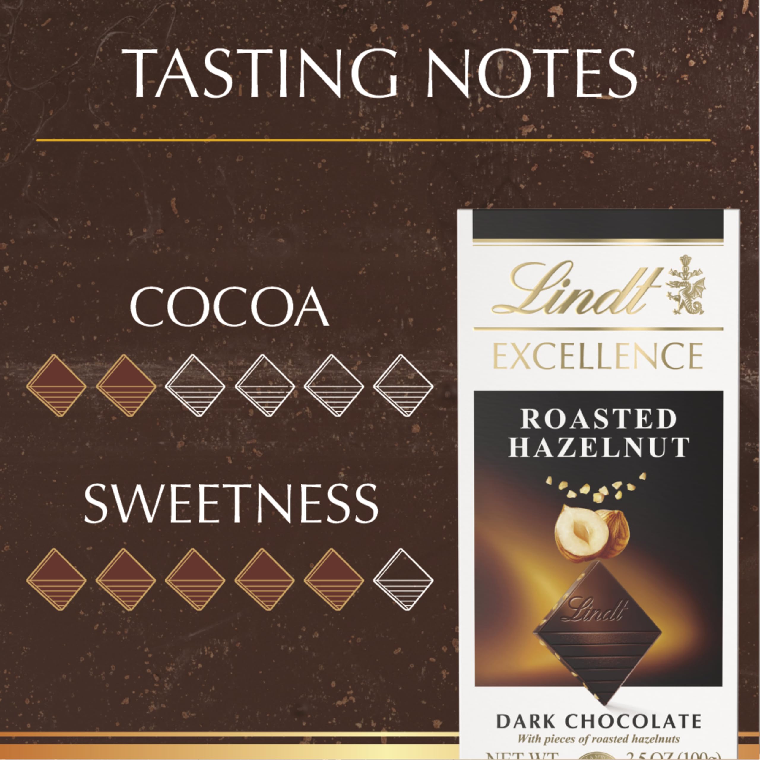 Lindt EXCELLENCE 85% Cocoa Dark Chocolate Bar, Dark Chocolate Candy, 3.5 oz. (12 Pack)