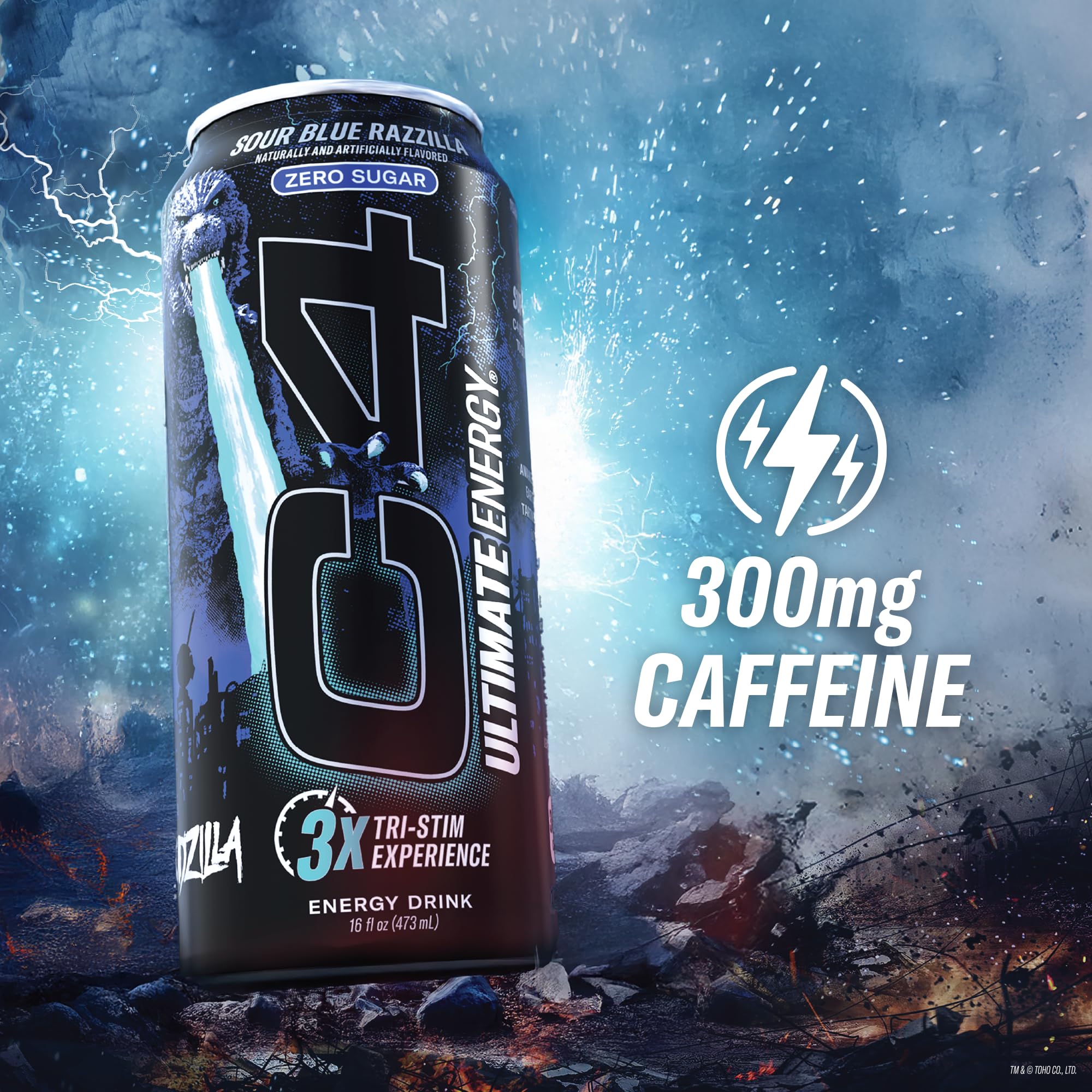 Cellucor C4 Ultimate | Pre Workout Sugar Free Energy Drink | Tri-Stim Experience with 300mg Caffeine + TeaCrine + Dynamine | Fruit Punch | 16oz (Pack of 12)