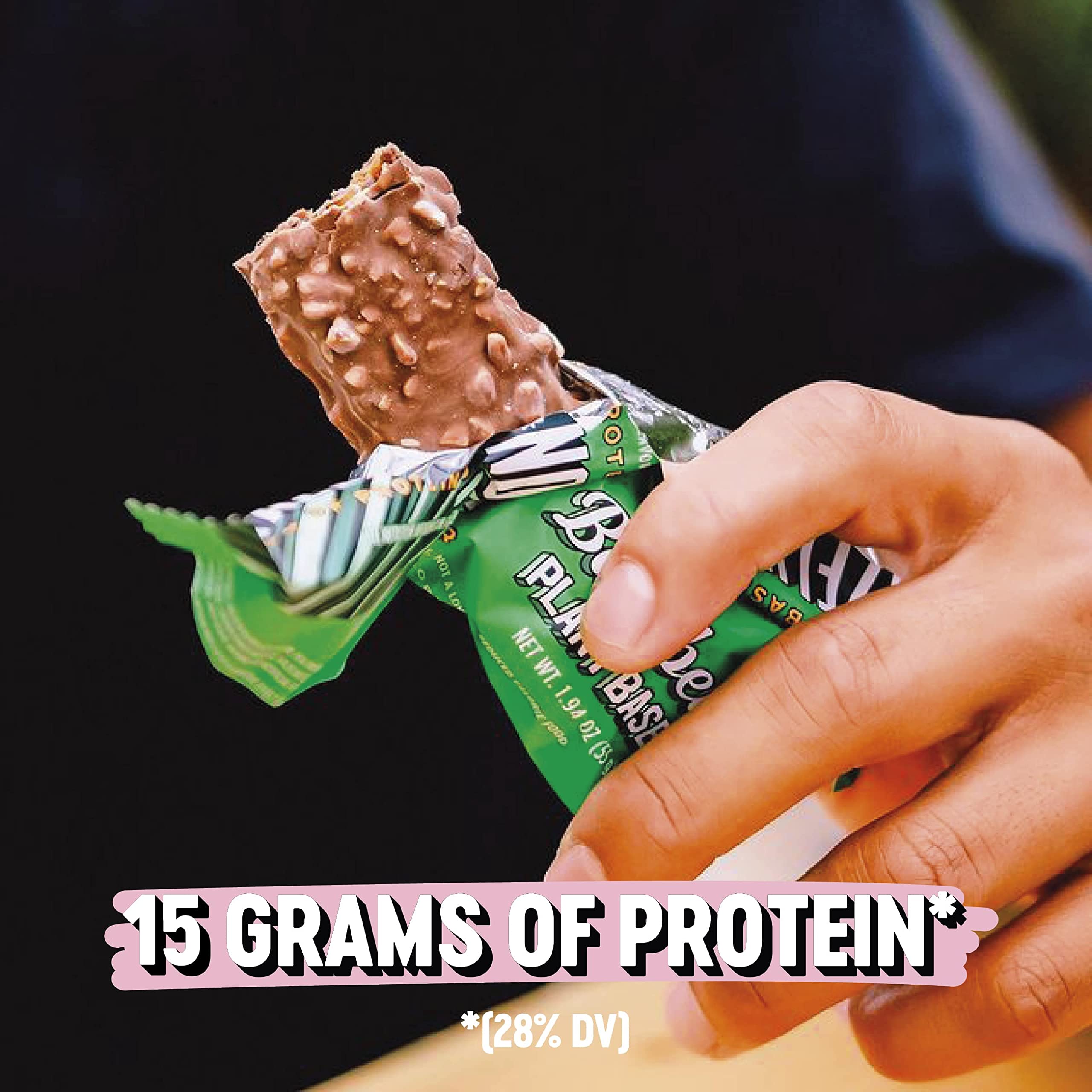 Barebells Protein Bars Salty Peanut - 12 Count, 20g High Protein Treats - Chocolate Nutrition Bar with 1g Total Sugars - On-The-Go Breakfast or Post-Workout Snack