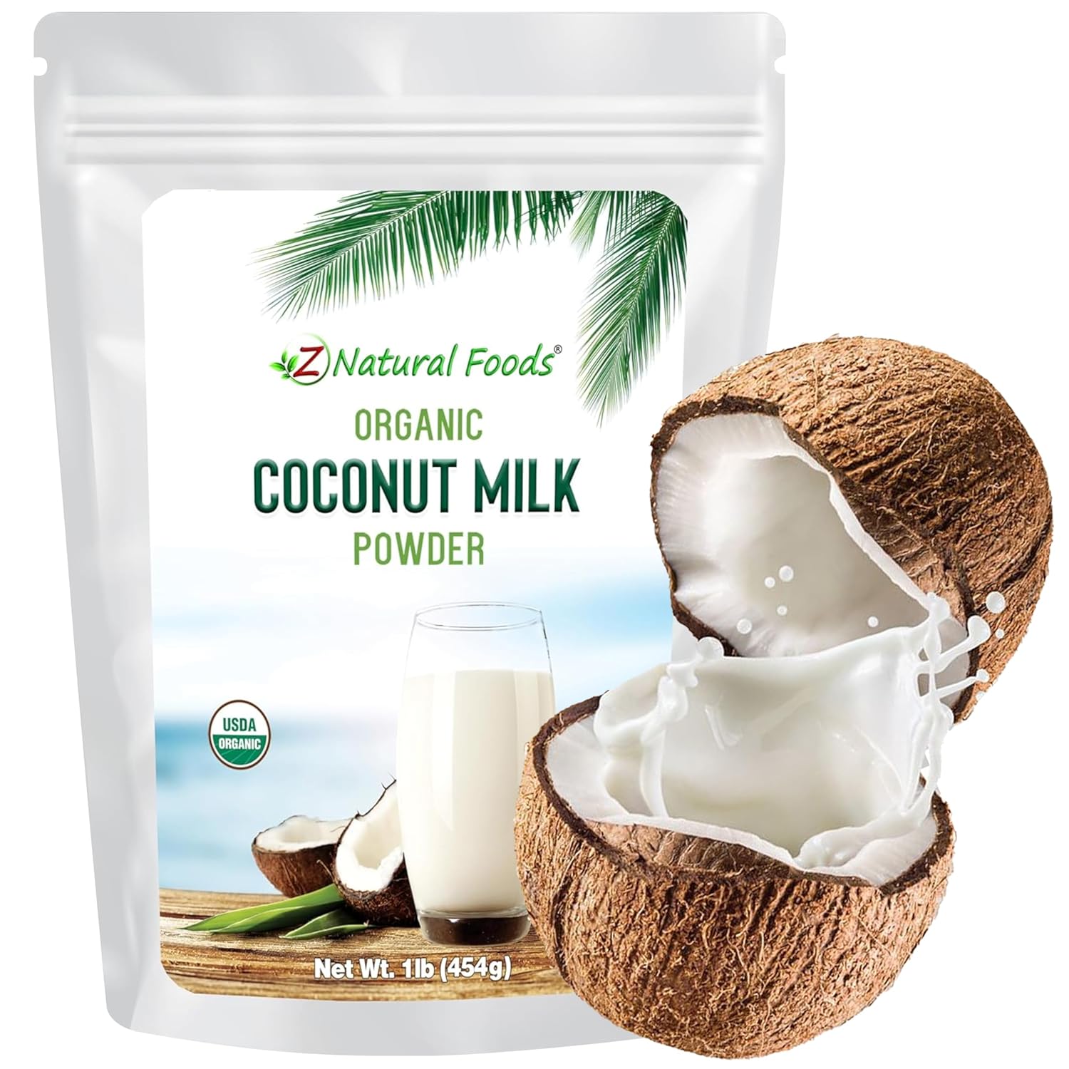 Z Natural Foods Premium Whole Milk Powder - Powdered Milk for Baking, Cooking, Drinks - Dry Milk Powder, Pasteurized, Non-GMO, Gluten-Free, Kosher-Certified, 5 lbs