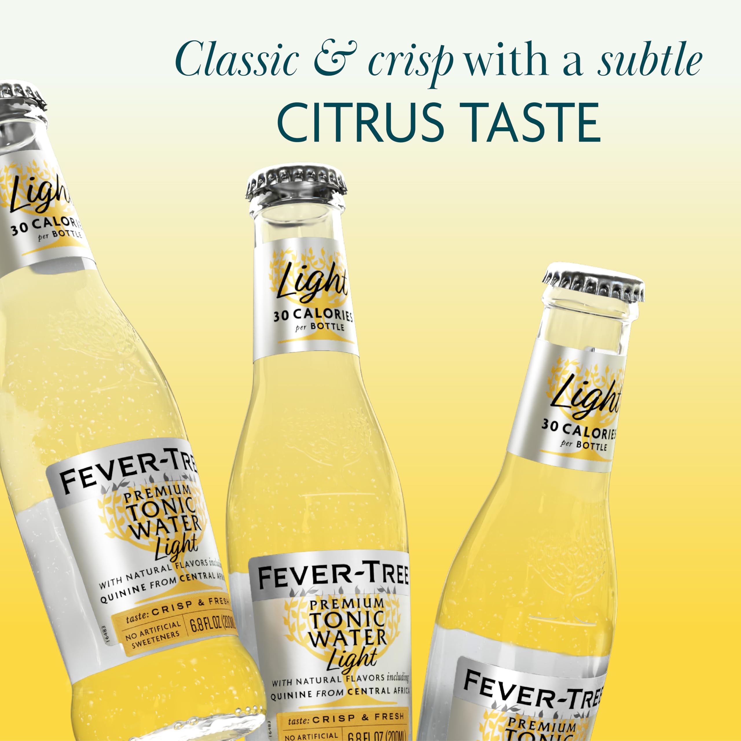 Fever Tree Tonic Water - Premium Quality Mixer - Refreshing Beverage for Cocktails & Mocktails. Naturally Sourced Ingredients, No Artificial Sweeteners or Colors - 150 ML Cans - Pack of 24