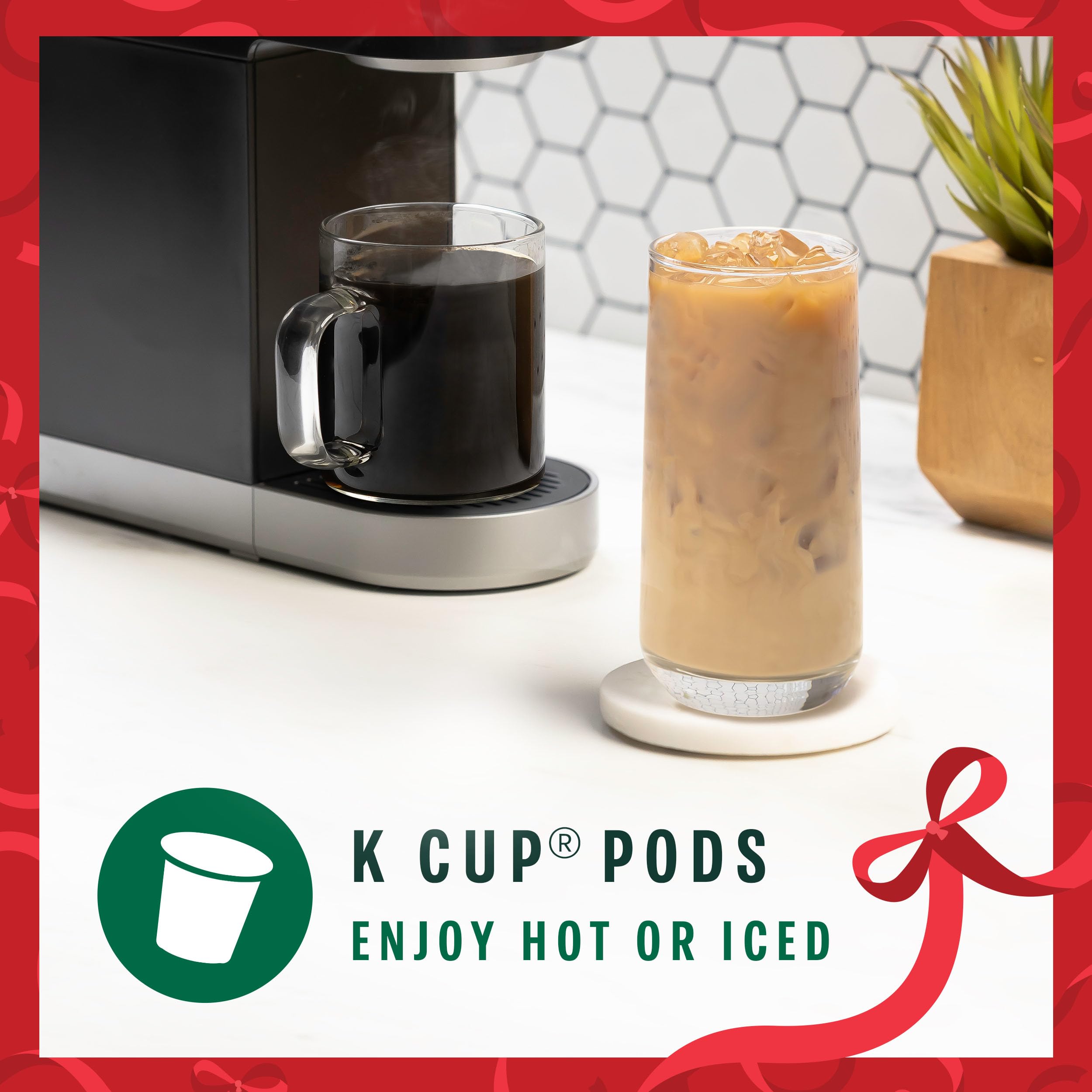 Starbucks K-Cup Coffee Pods, Medium Roast Hot or Iced Coffee, Pike Place Roast, 96 Keurig Pods