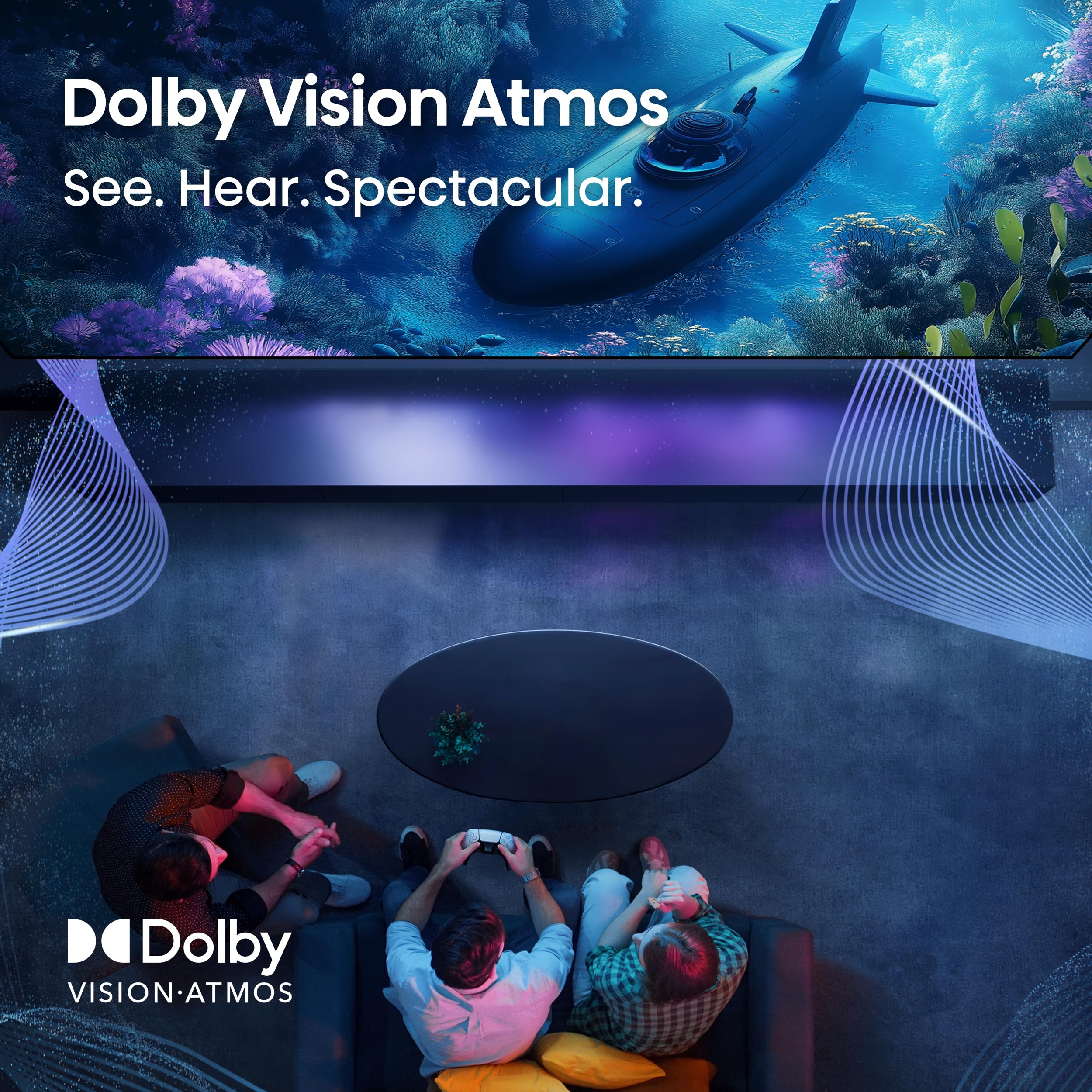 Hisense 55" E6 Cinema Series Hi-QLED 4K UHD Smart Fire TV (55E6QF) - AI Light Sensor, Dolby Vision · Atmos, Voice Remote with Alexa, Motion Rate 120, HDR 10+ Adaptive, Game Mode Plus