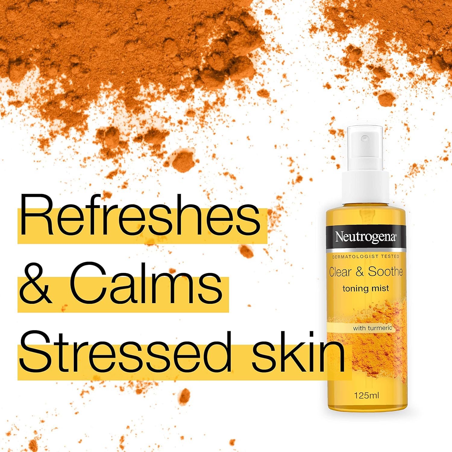 Neutrogena, Clear and Soothe Toning Mist, 125 ml, (Pack of 1)