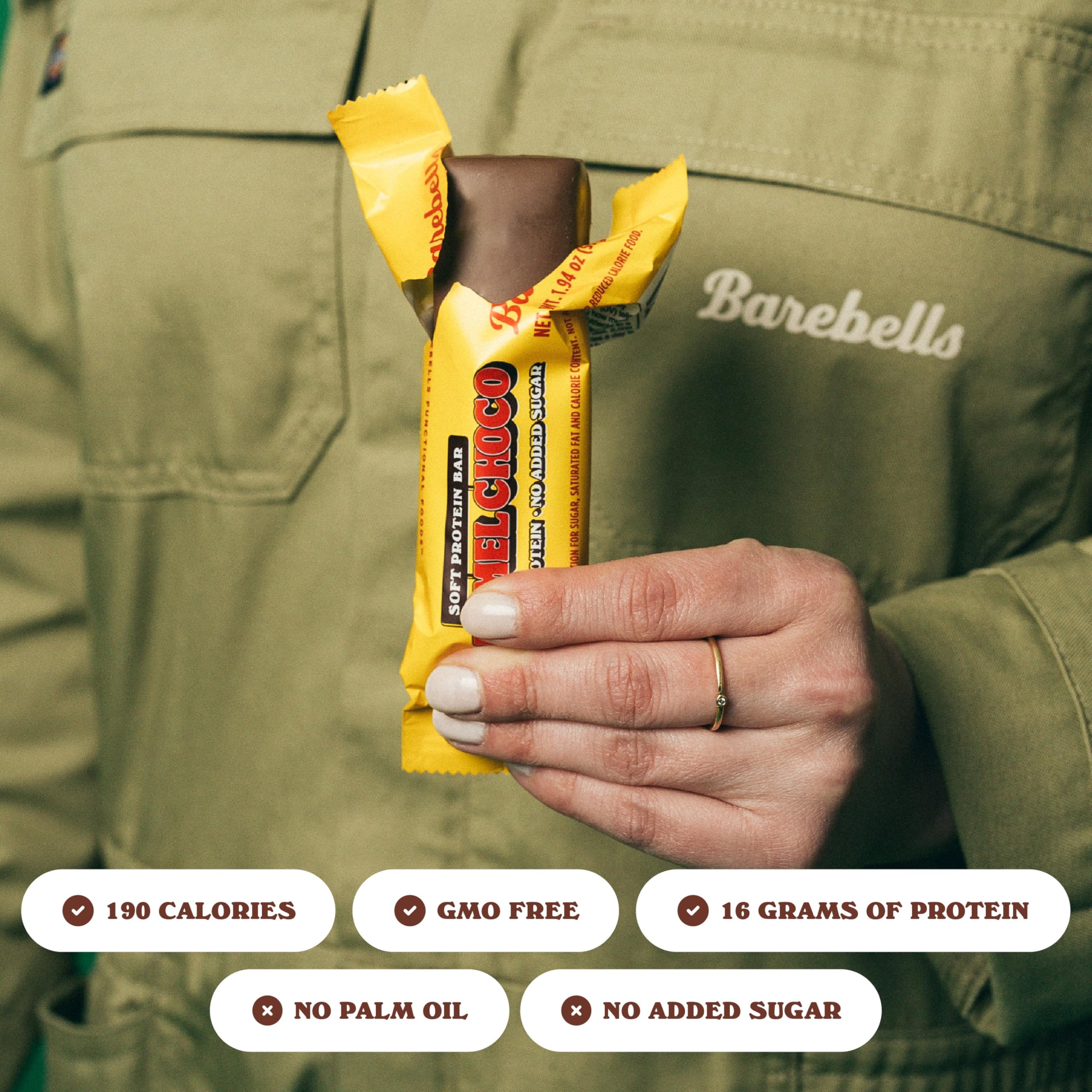 Barebells Protein Bars Salty Peanut - 12 Count, 20g High Protein Treats - Chocolate Nutrition Bar with 1g Total Sugars - On-The-Go Breakfast or Post-Workout Snack