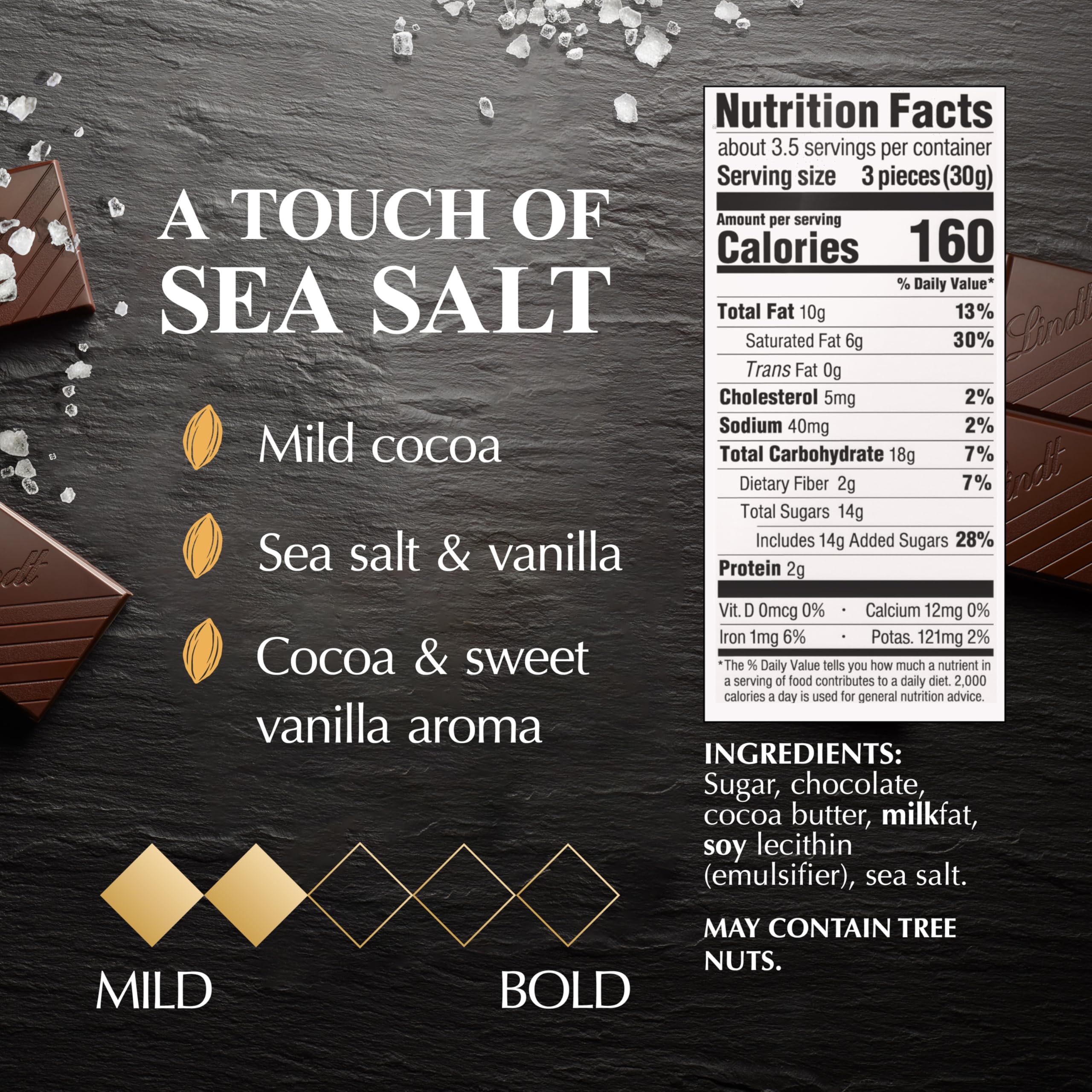 Lindt EXCELLENCE 85% Cocoa Dark Chocolate Bar, Dark Chocolate Candy, 3.5 oz. (12 Pack)