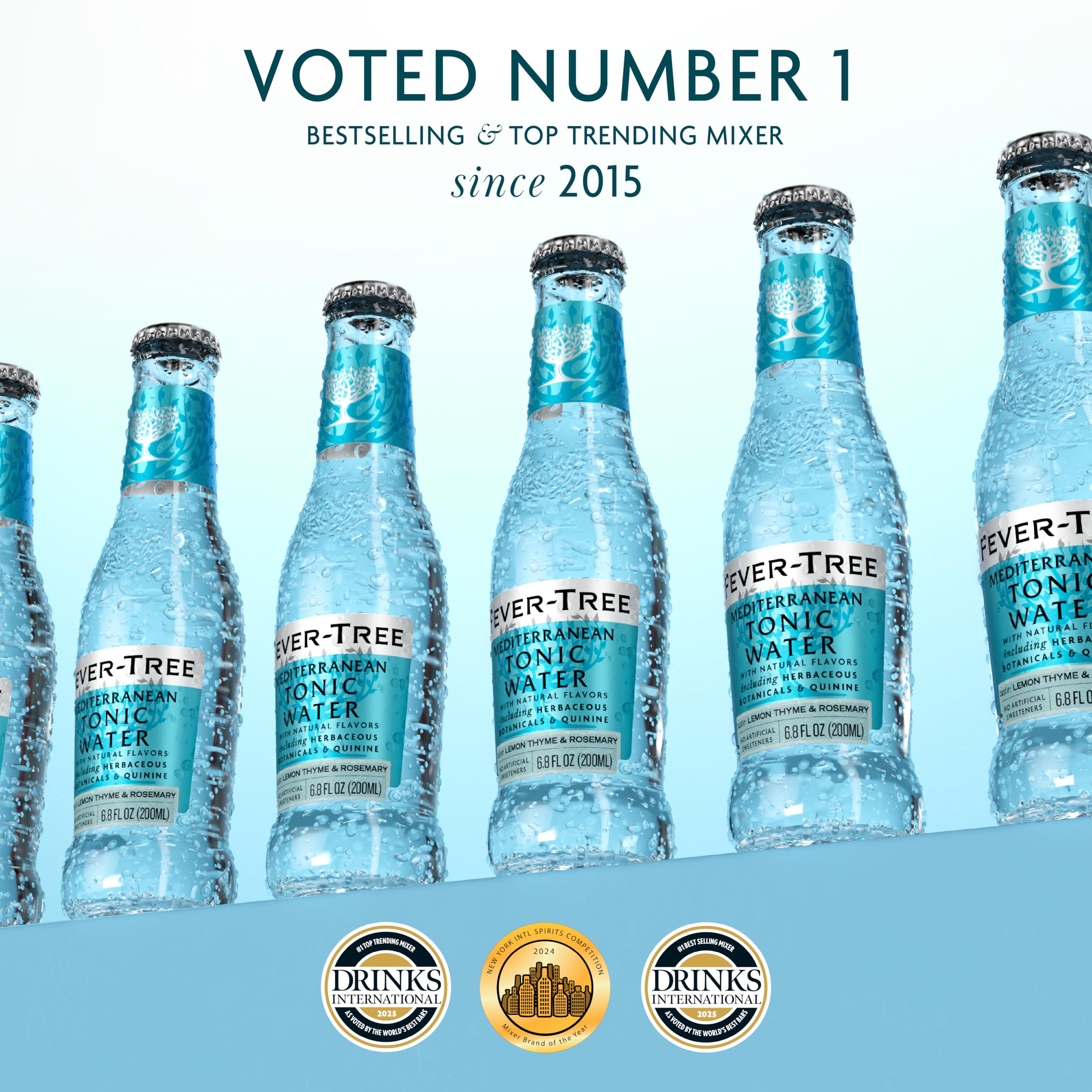 Fever Tree Tonic Water - Premium Quality Mixer - Refreshing Beverage for Cocktails & Mocktails. Naturally Sourced Ingredients, No Artificial Sweeteners or Colors - 150 ML Cans - Pack of 24