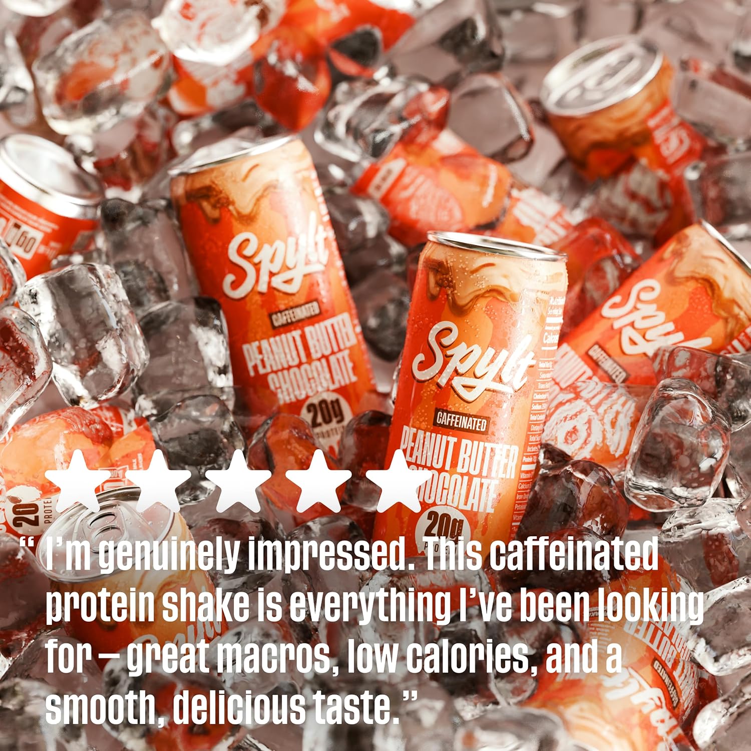 Spylt High Protein Vanilla Milkshake with 60mg Caffeine & 20g Protein - 90 Calories, Ready to Drink, Sugar Free, Lactose Free Milk, Perfect for Workout Recovery & Afternoon Pick Me Up - 12 Count