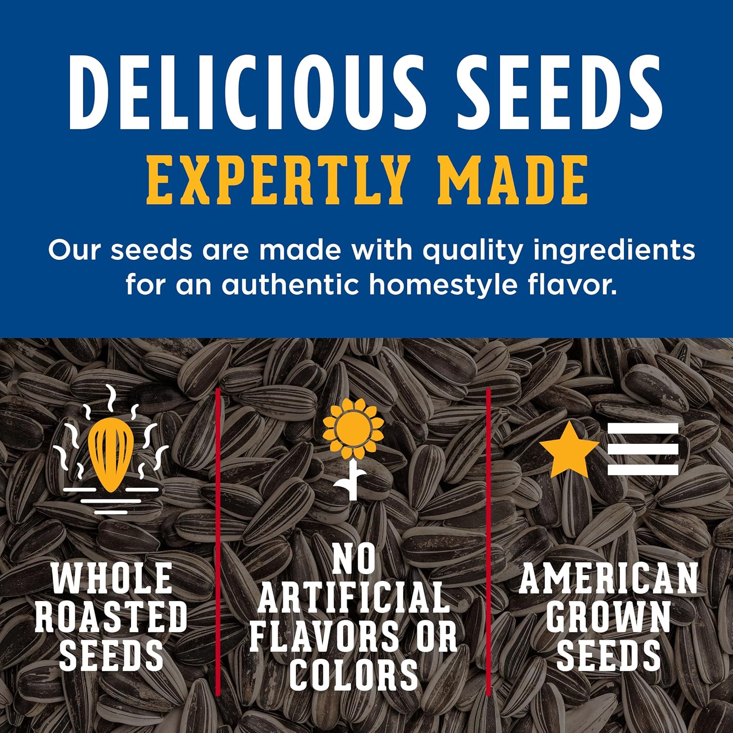 DAVID SEEDS Roasted and Salted Original Jumbo Sunflower Seeds, Keto Friendly, 5.25 Oz, 12 Pack