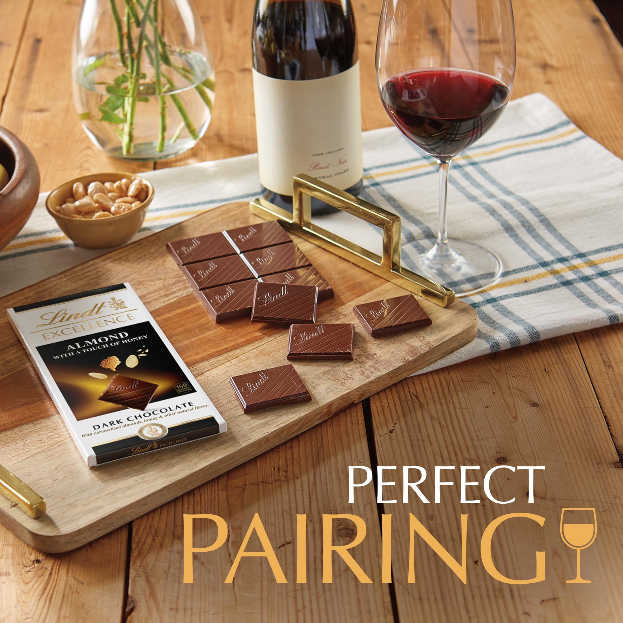 Lindt EXCELLENCE 85% Cocoa Dark Chocolate Bar, Dark Chocolate Candy, 3.5 oz. (12 Pack)
