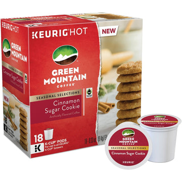 Green Mountain Coffee Roasters Caramel Vanilla Cream Keurig Single-Serve K-Cup pods, Light Roast Coffee, 72 Count
