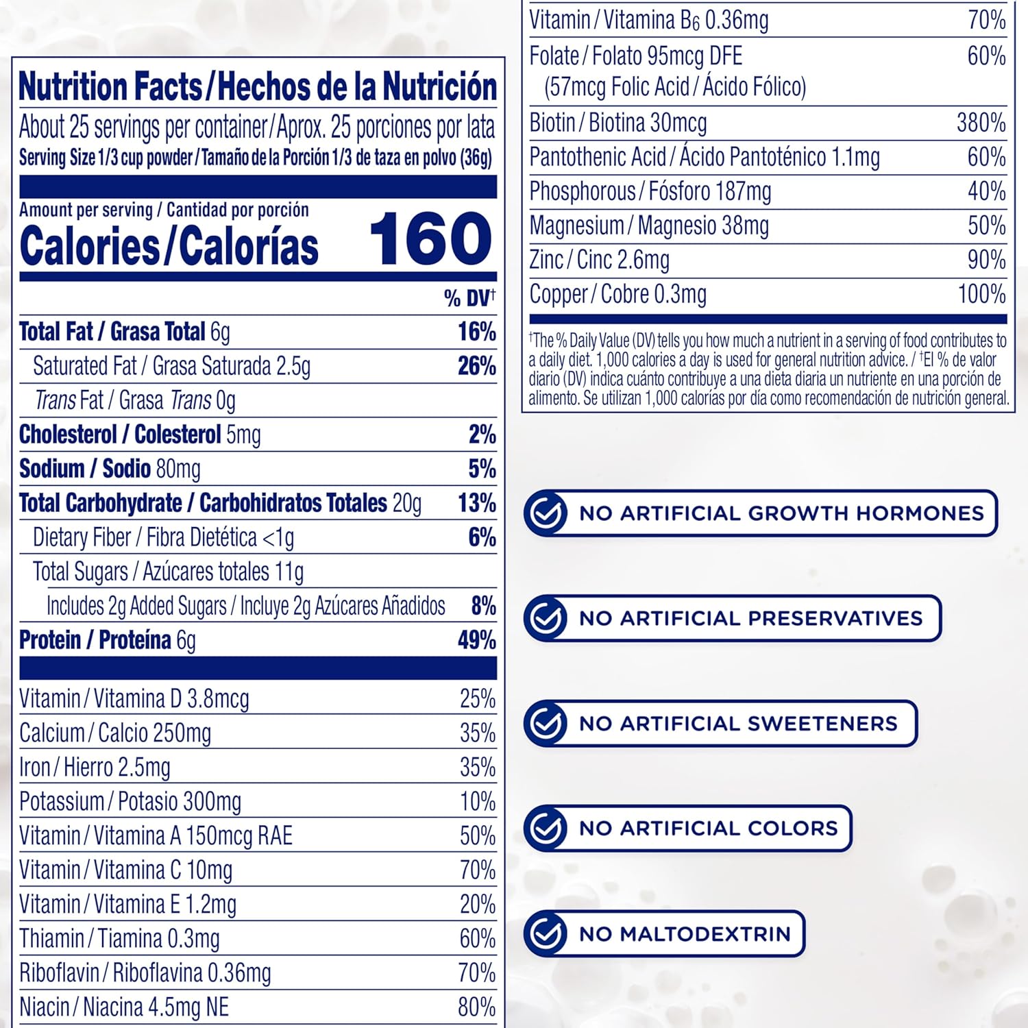 Enfagrow Premium Toddler Nutritional Drink, Made with Real Milk, Brain-Building Omega-3 DHA, Nutrients and Prebiotics for Growth & Immune Support, Non-GMO, Toddler Milk Powder, 32 Oz Can