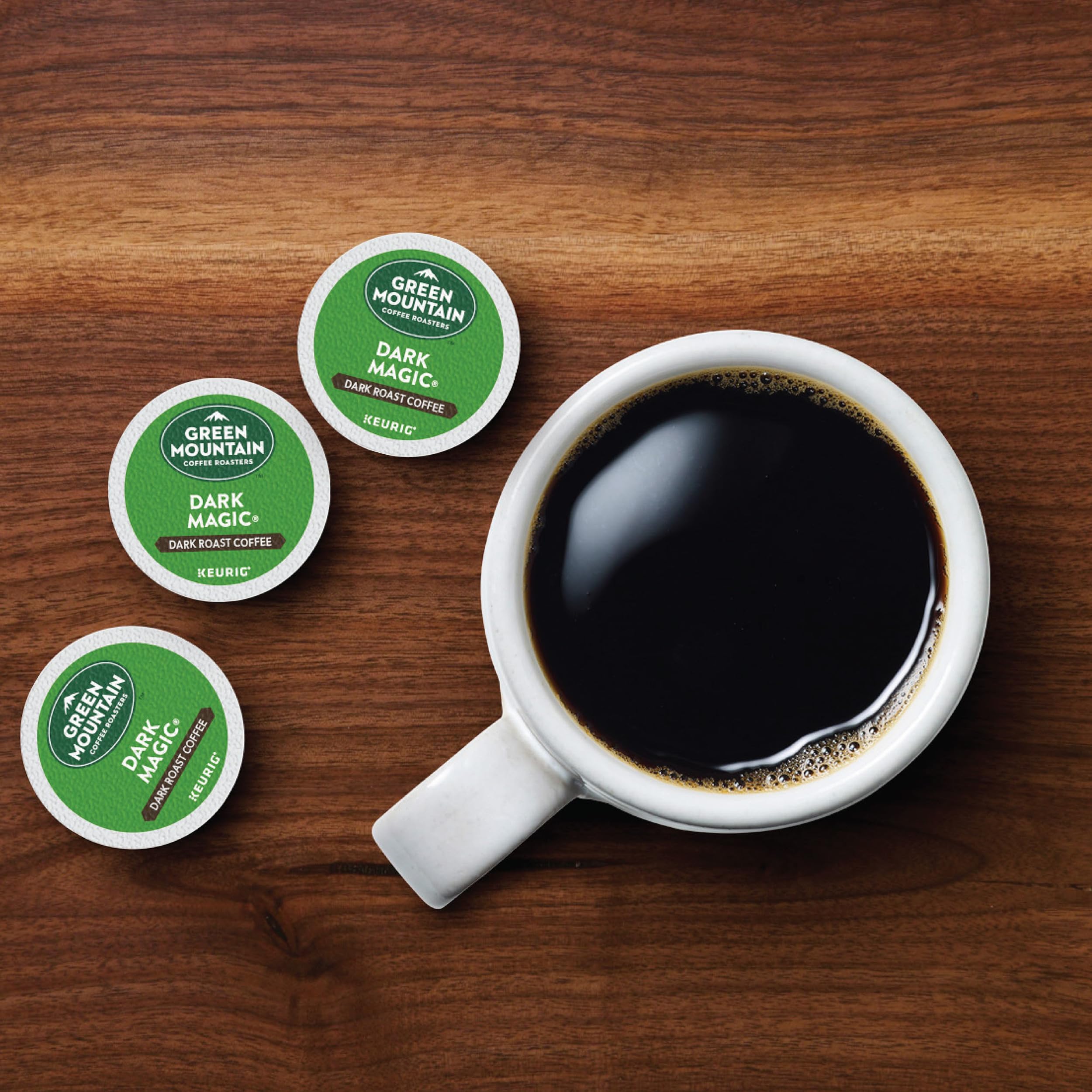 Green Mountain Coffee Roasters Dark Magic Keurig Single-Serve K-Cup Pods, Dark Roast Coffee, 72 Count