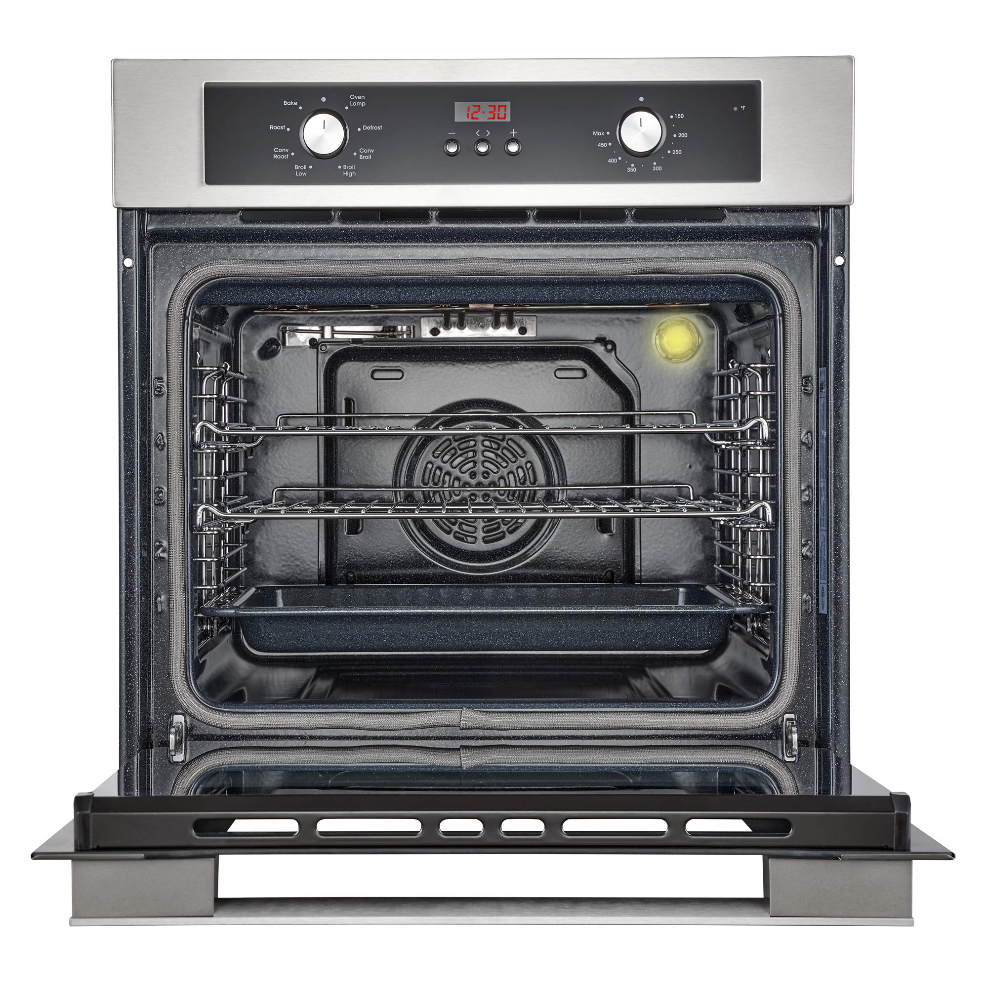 COSMO C51EIX 24 in. Lumin Collection 24 in. Lumin Collection 2.9 cu. ft. Electric Wall Oven, 8 Functions & Turbo True European Convection in Stainless Steel