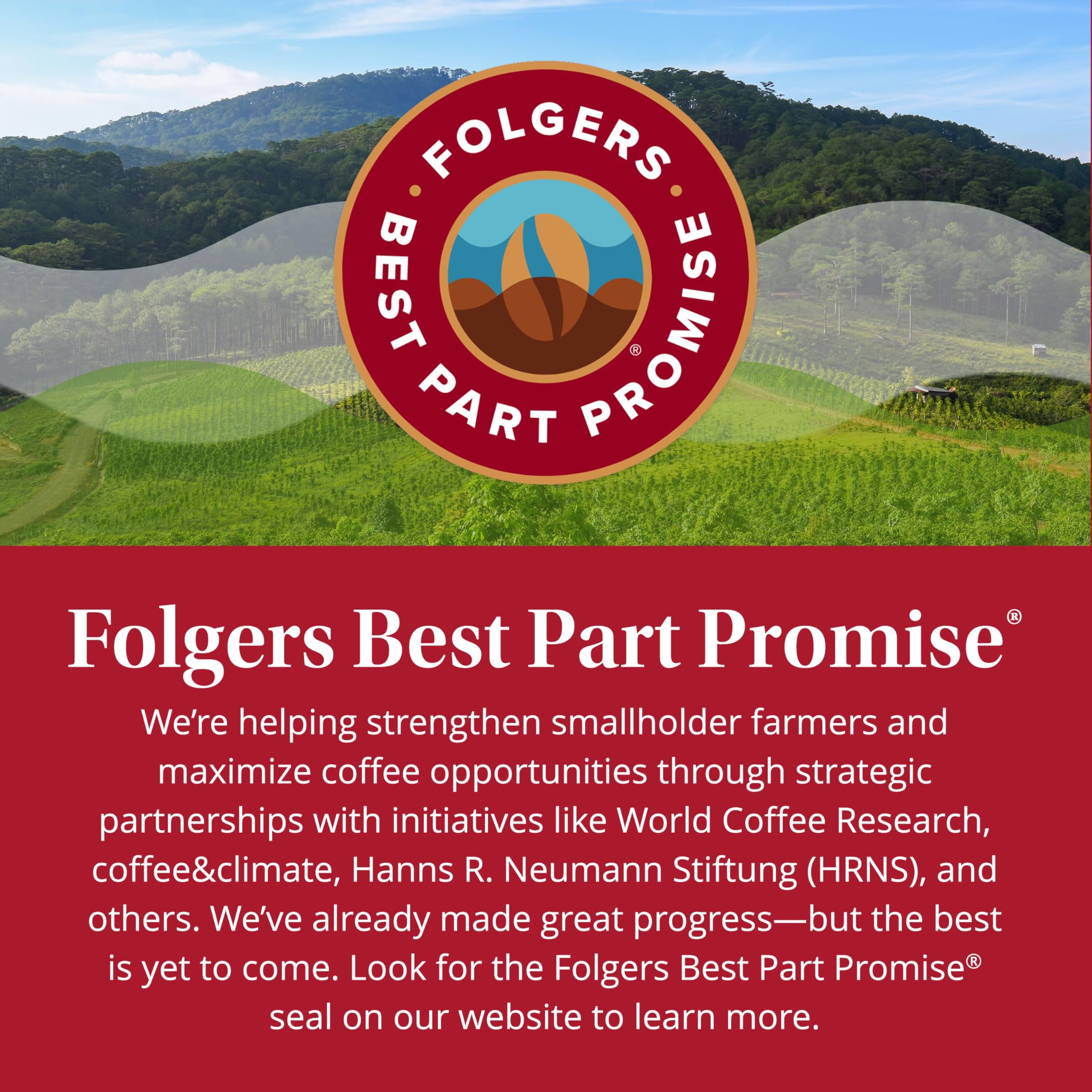 Folgers Classic Roast Medium Roast Coffee, 72 Keurig K-Cup Pods