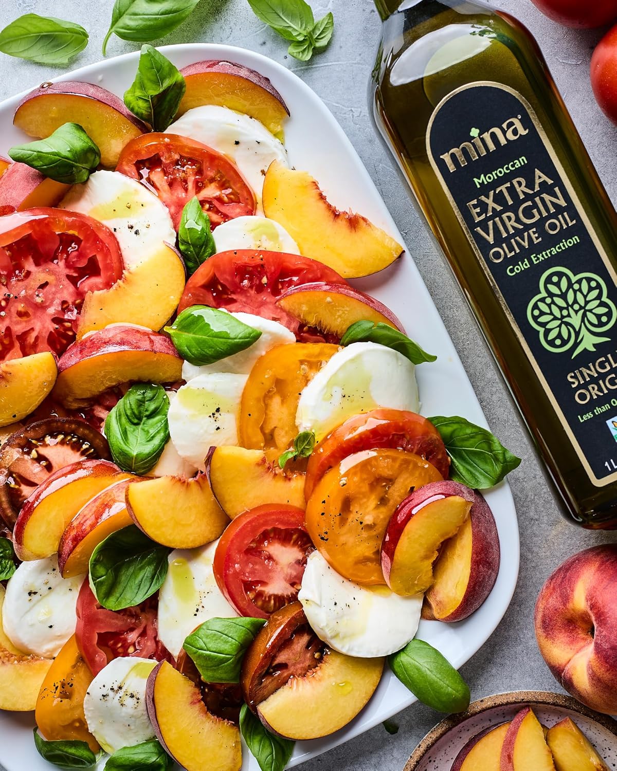 Mina Moroccan Olive Oil Extra Virgin 68 Fl Oz, New Harvest, Polyphenol Rich Olive Oil, Single Origin Extra Virgin Olive Oil, Cold Extraction, Less than 0.2% Acidity, 2 L