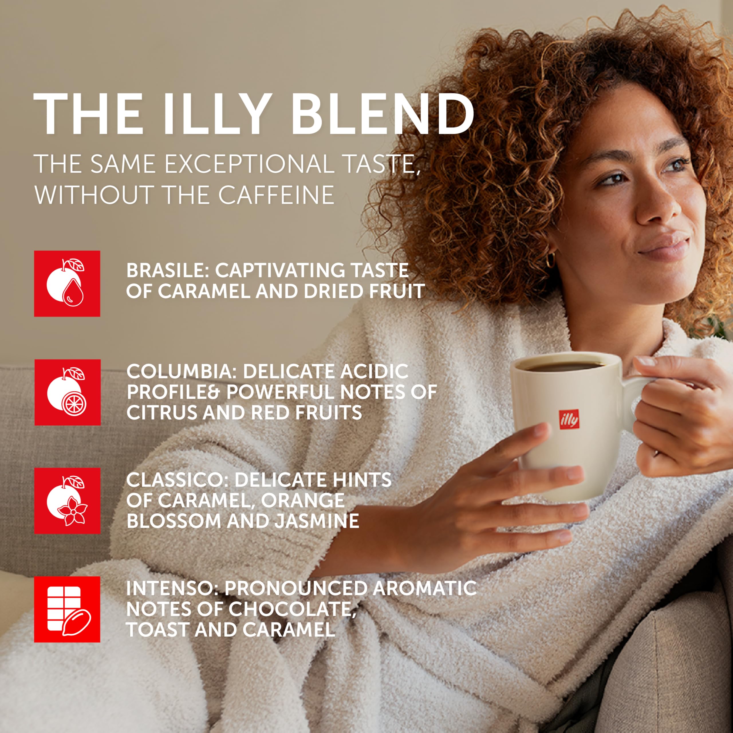 Illy Coffee K Cups - Pods For Keurig Machines – Classico Roast - Caramel, Orange Blossom & Jasmine - Mild, Flavorful & Balanced Flavor - No Preservatives – 32 Count