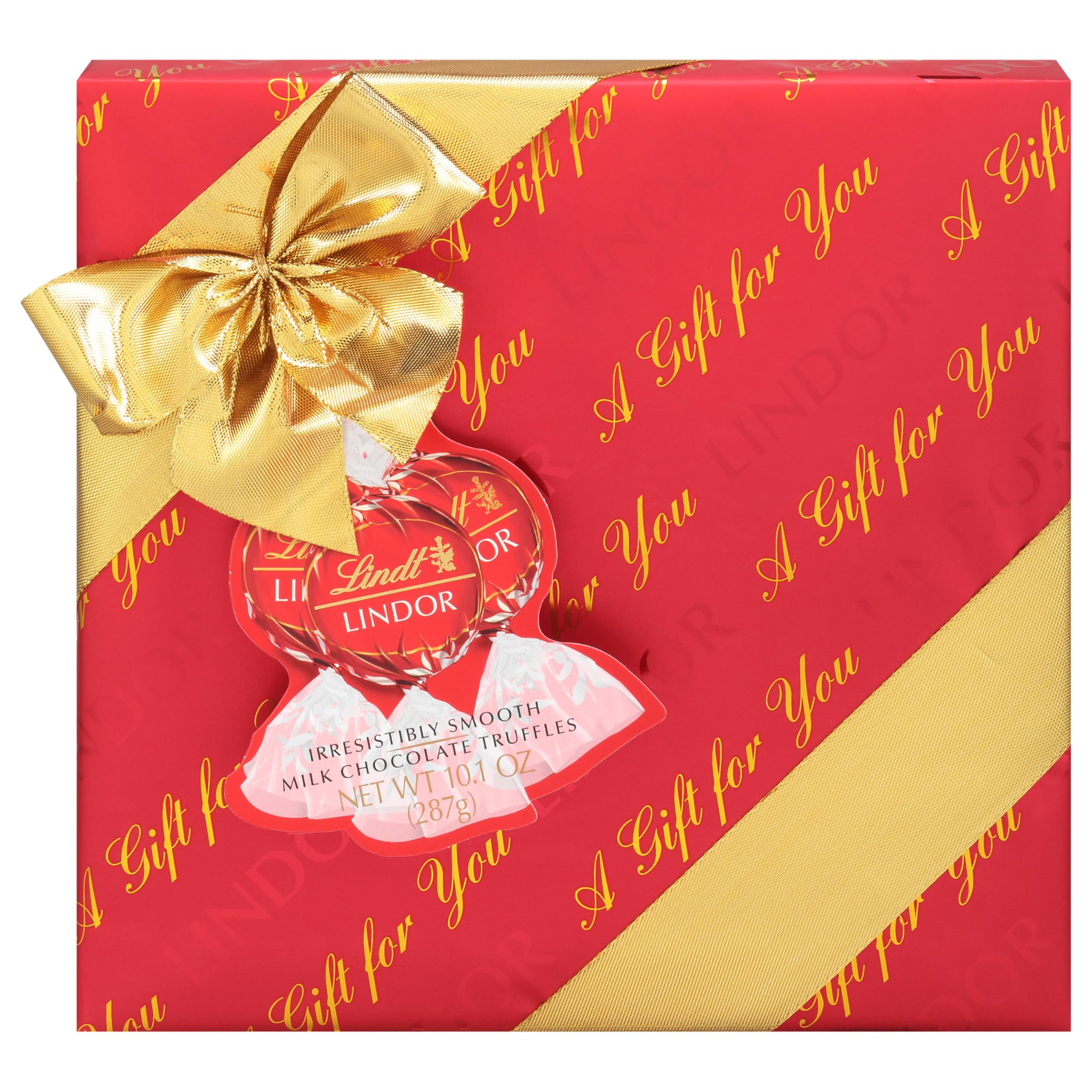 Lindt LINDOR Dark Chocolate Candy Truffles, Dark Chocolate with Smooth, Melting Truffle Center, 25.4 oz., 60 Count