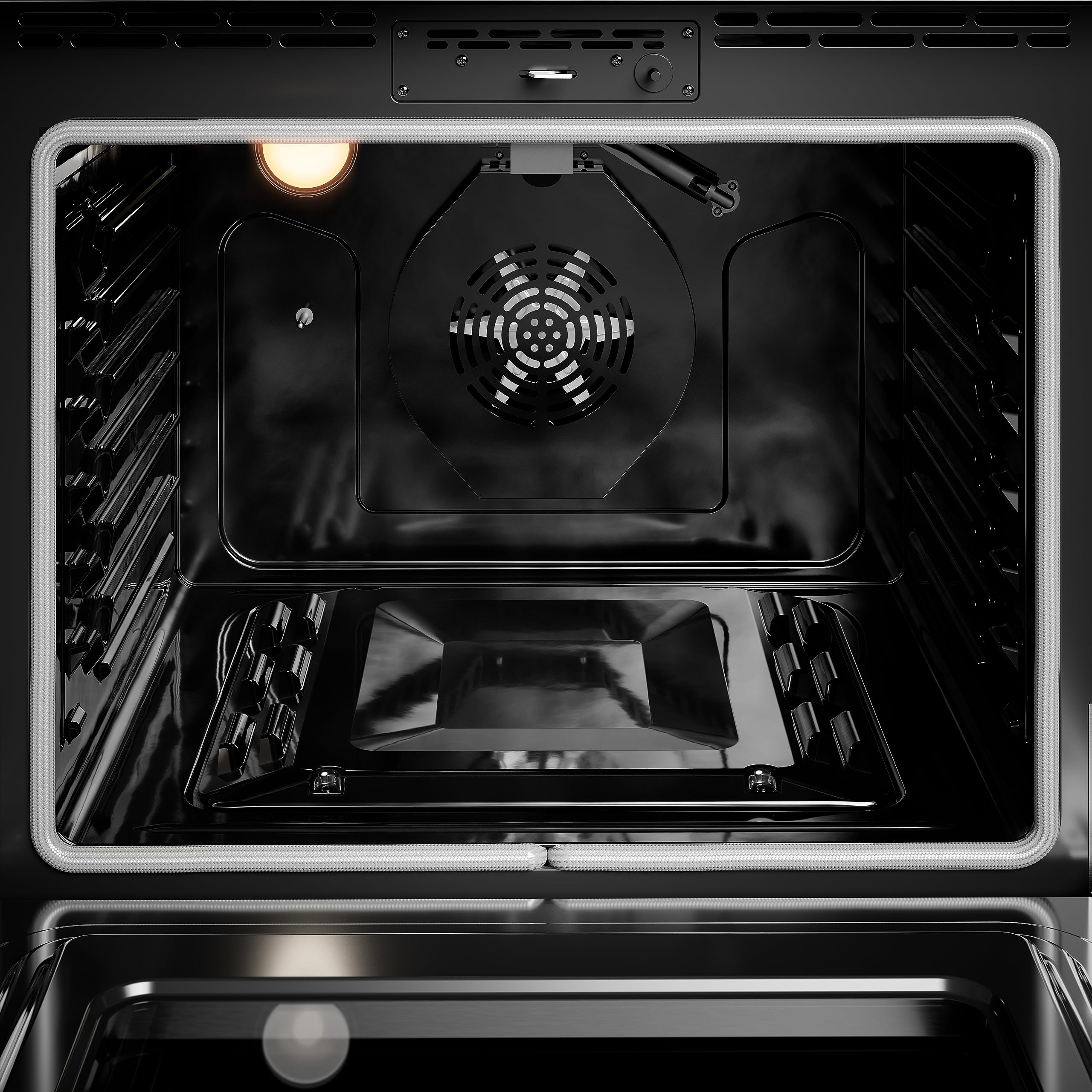 Kenmore Front Control Electric Range Oven with 5 Cooktop Elements with 7 Cooking Power Options, True Convection, Steam and Self Clean, Freestanding Oven, 4.8 cu. ft. Capacity Stainless Steel