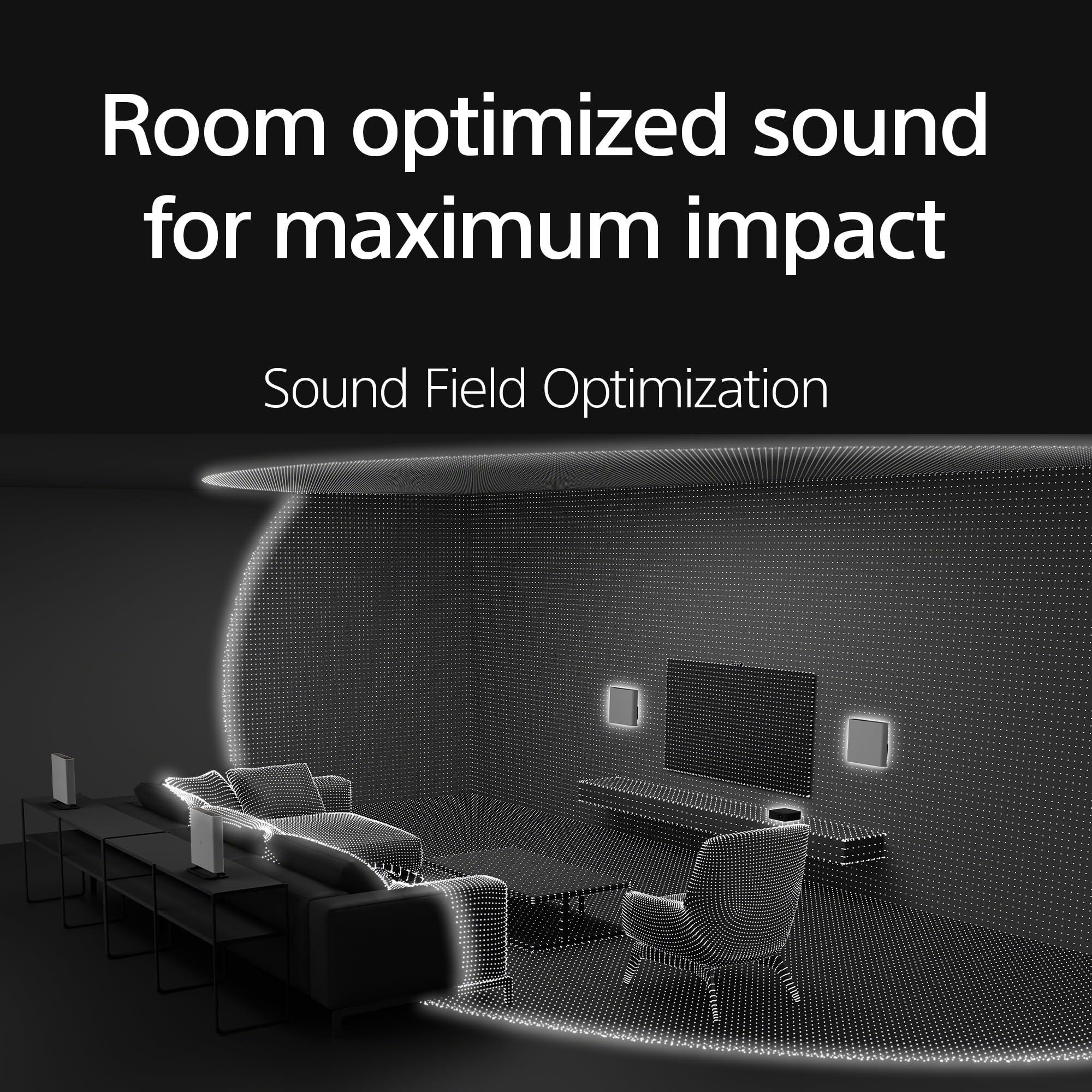 Sony BRAVIA Theater Quad 16-Speaker Home Theater Audio System with 4 Wireless Speakers, 360 Spatial Sound Mapping, Dolby Atmos/DTS:X Support, Room Calibration (HT-A9M2)