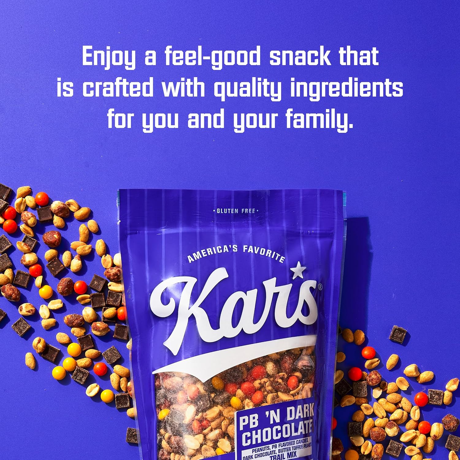Kar’s Nuts Sweet ‘N Salty Trail Mix, 2 oz Pouch (Pack of 72), Gluten-Free Trail Mix Snack