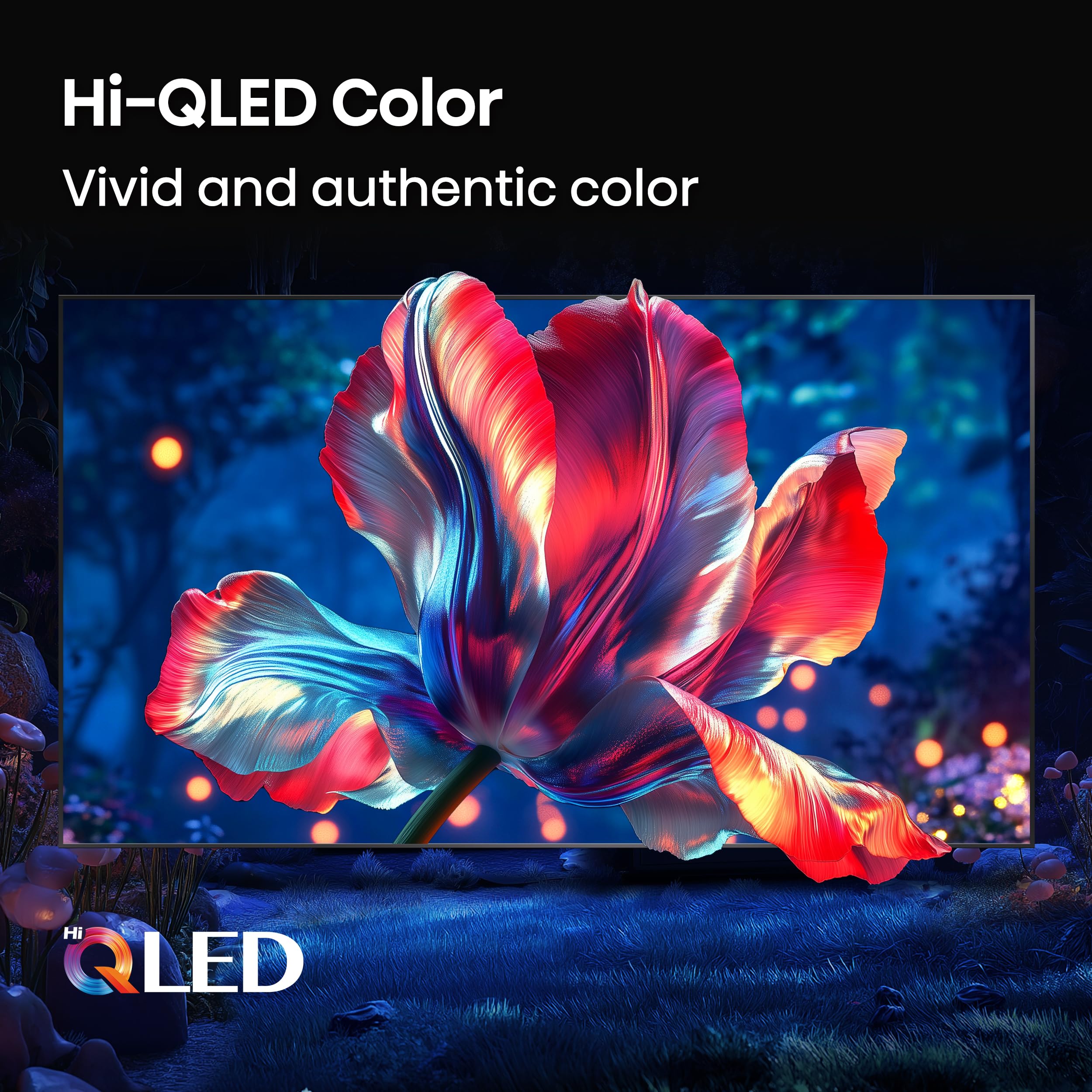 Hisense 55" E6 Cinema Series Hi-QLED 4K UHD Smart Fire TV (55E6QF) - AI Light Sensor, Dolby Vision · Atmos, Voice Remote with Alexa, Motion Rate 120, HDR 10+ Adaptive, Game Mode Plus