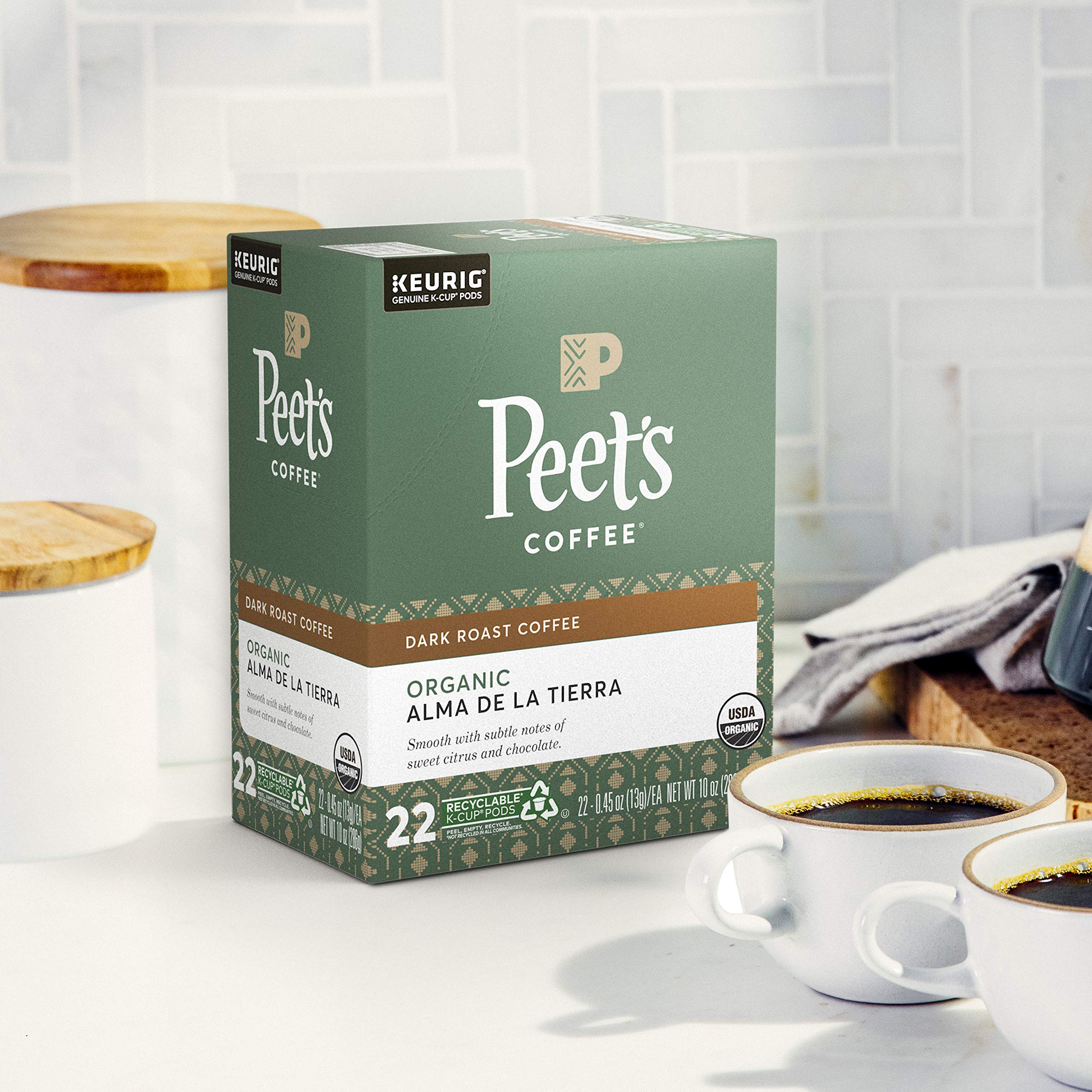 Peet's Coffee, Dark Roast Keurig K-Cup Pods - Major Dickason's Blend 75 Count (1 Box of 75 Pods)