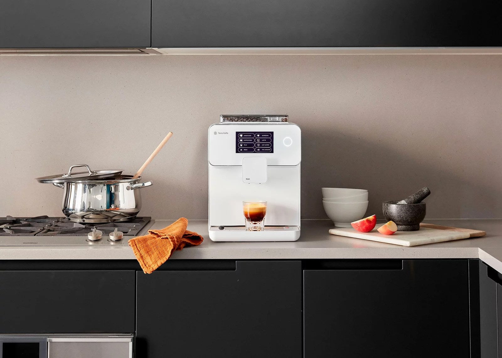 Terra Kaffe TK-01 Espresso Machine – White