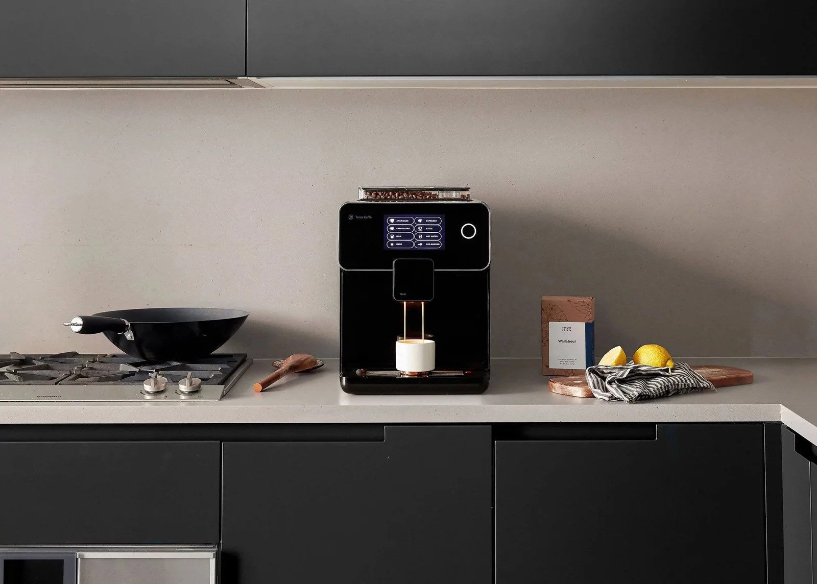 Terra Kaffe TK-01 Espresso Machine – Black
